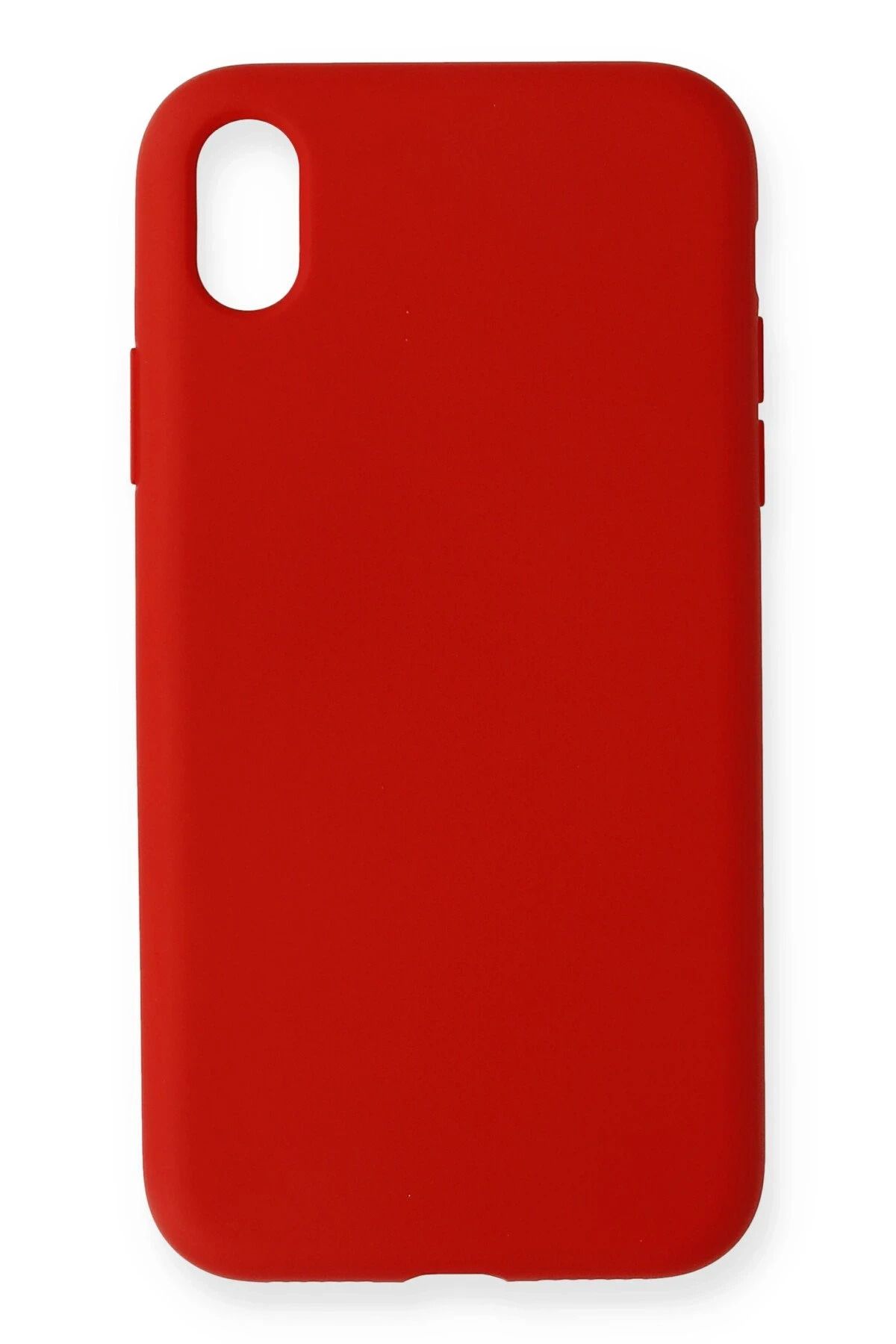NewFace iPhone XR Uyumlu Kılıf Nano içi Kadife Silikon - Kırmızı JOJUA