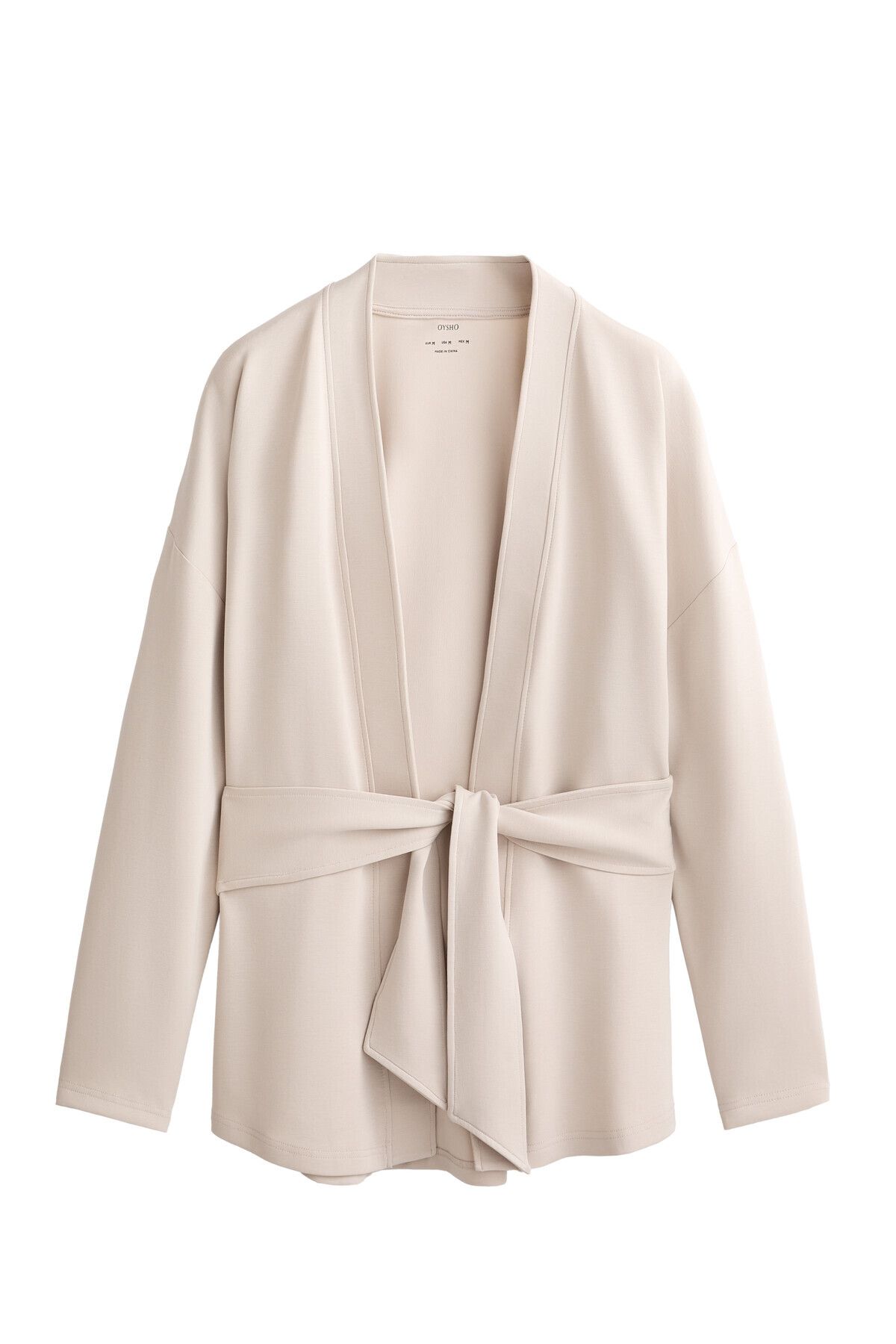 Oysho-Long Soft Touch kimono jacket with modal 3