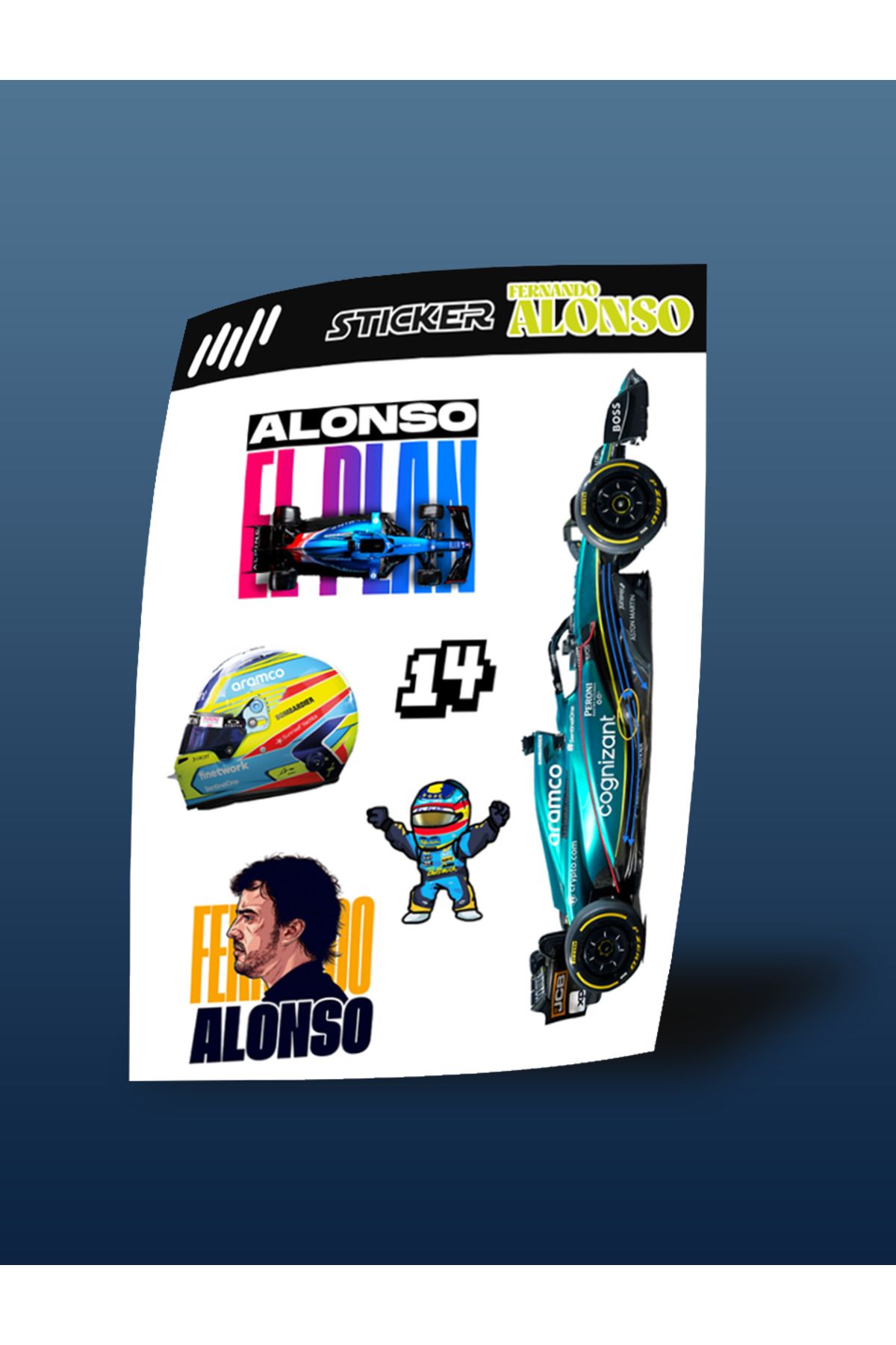 FNBX Fernando Alonso Stıcker