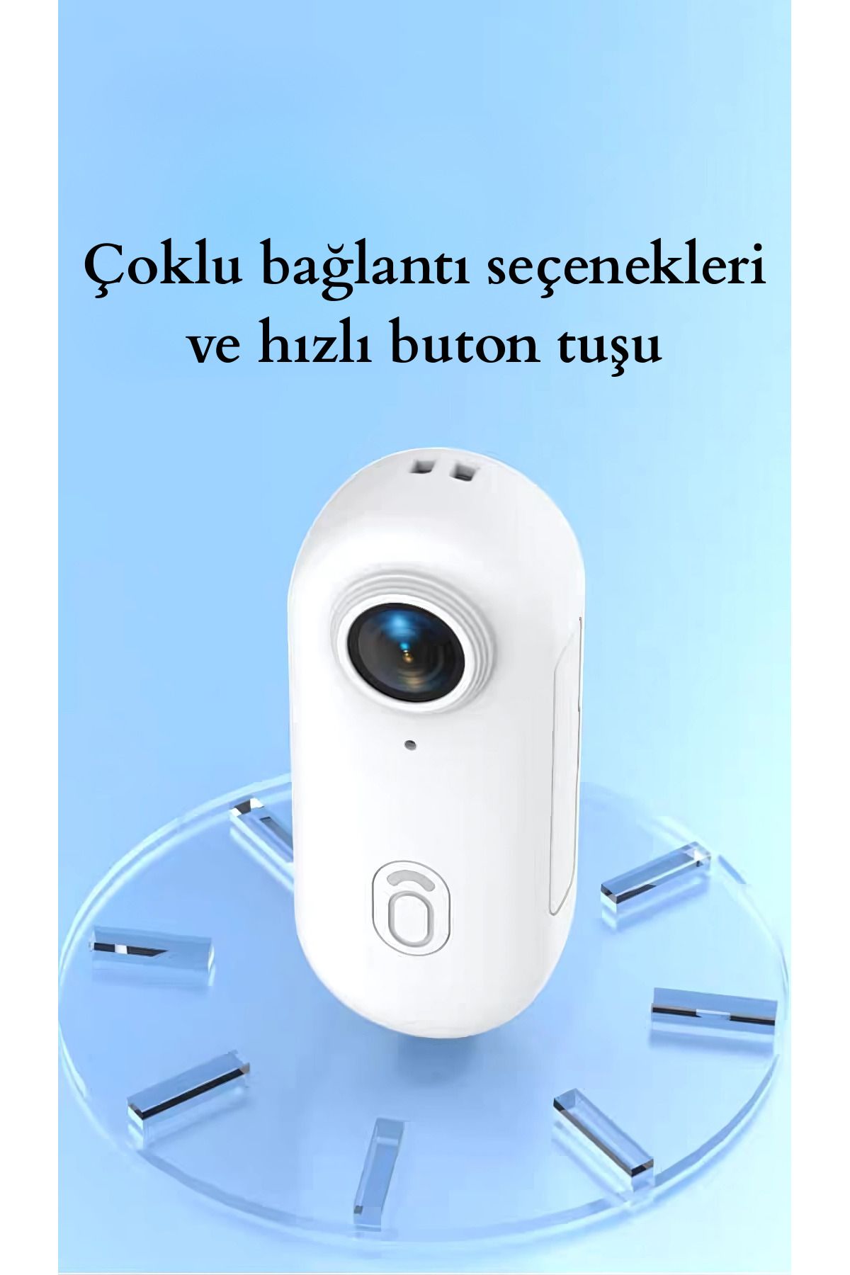 MISAWA H264 Mıknatıslı Yaka Kamerası Hd Kalite, 30 Fps, Kolay Bağlantı, Boyun Askısı