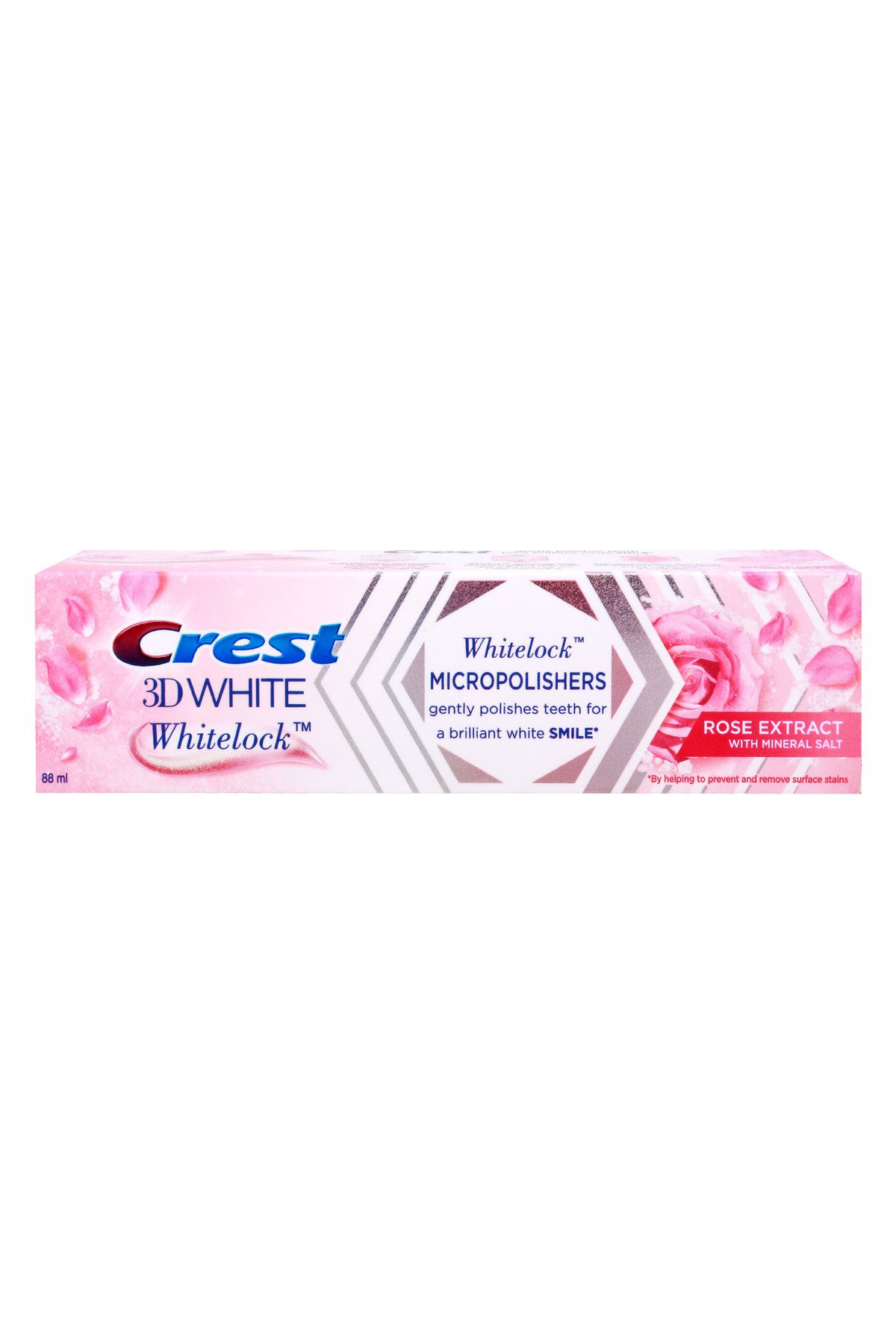 CREST-3D White Whitelock Micropolishers Rose Extract With Mineral Salt Toothpaste 88 ml 2