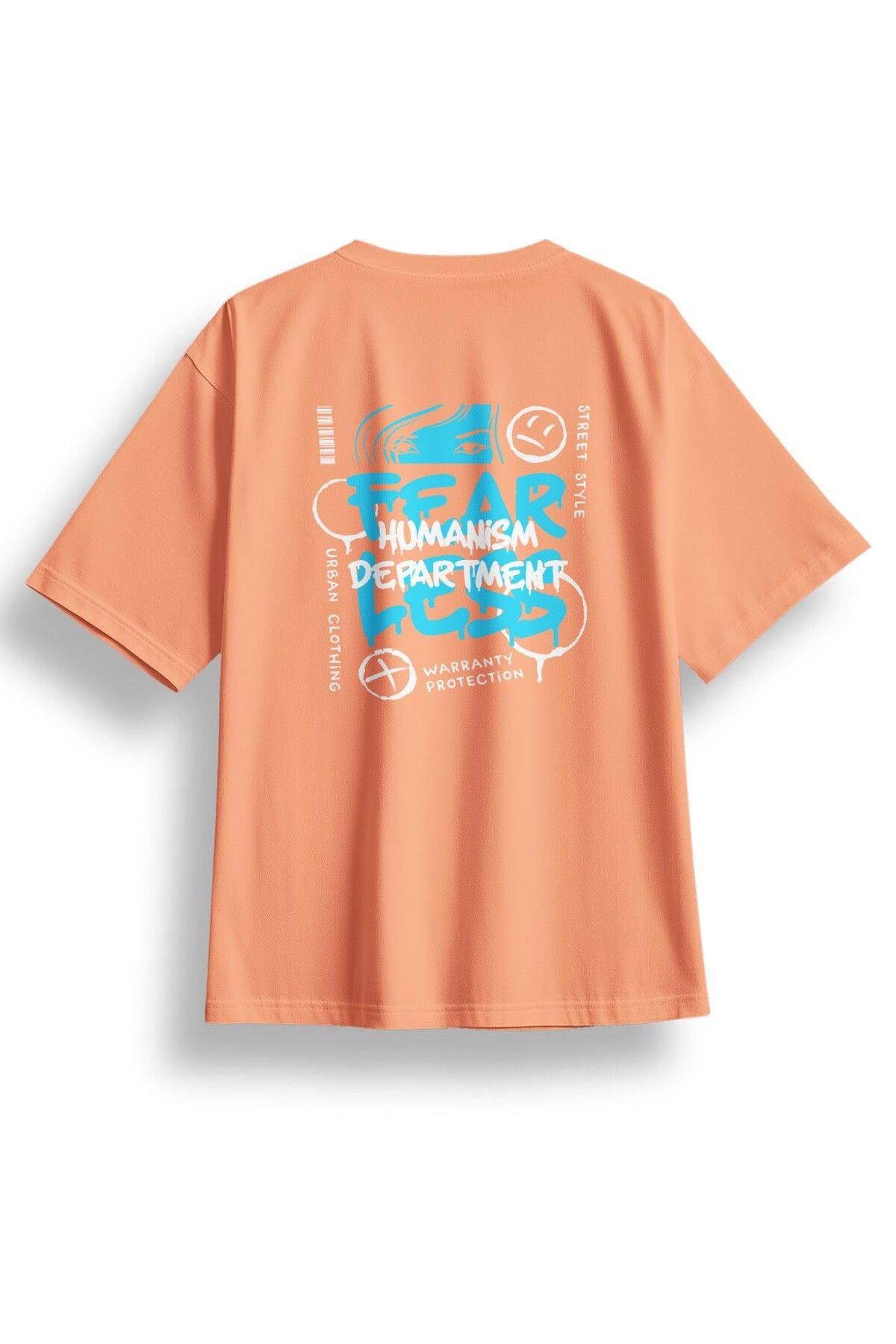 LUMARTA Oversize Fearless Baskılı Tshirt