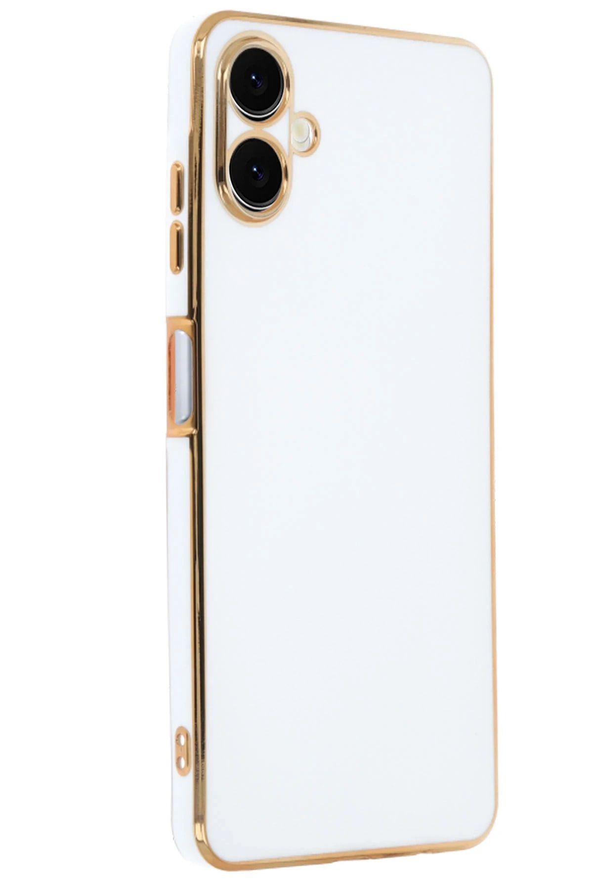 NewFace Samsung Galaxy A06 Kılıf Volet Silikon - Beyaz JOJUA