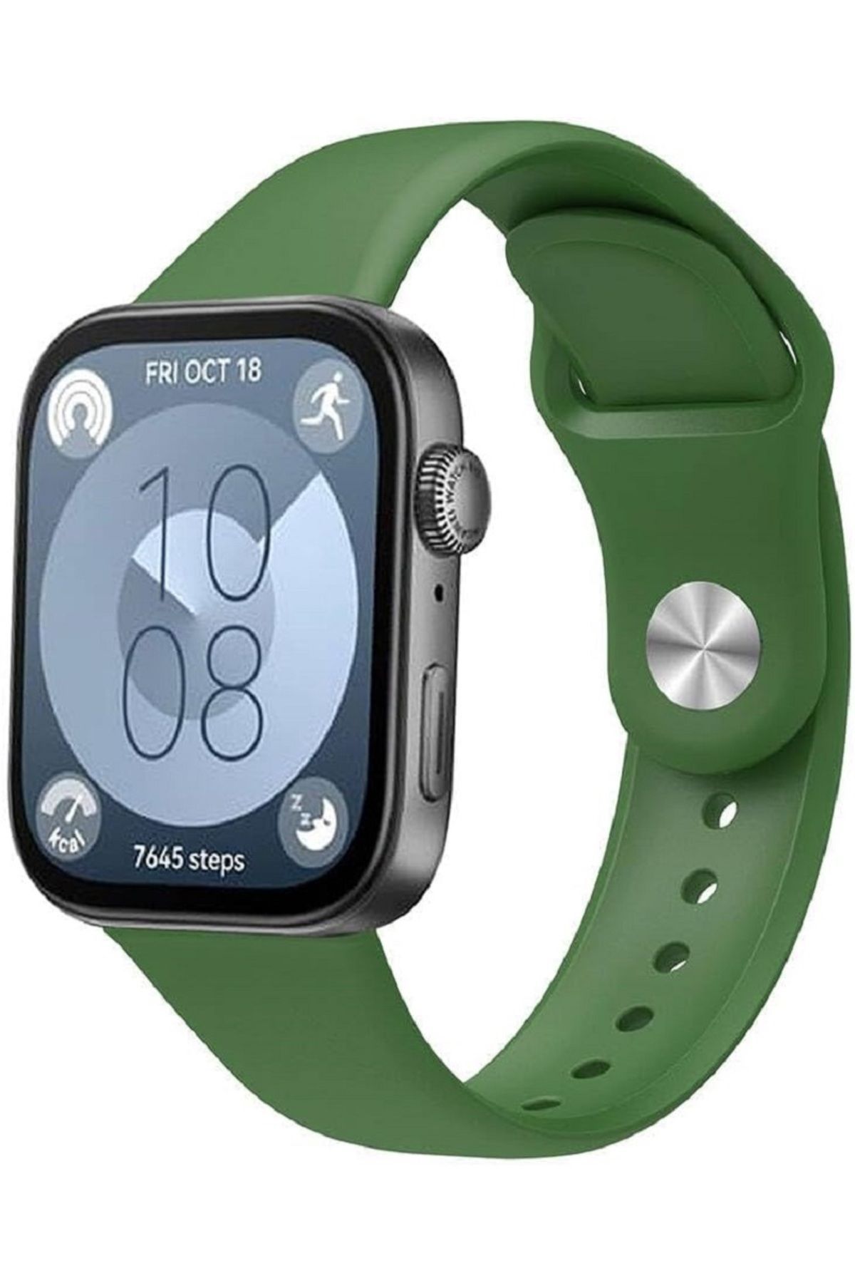redmud teknoloji Huawei Watch Fit 3 İle Uyumlu Soft Spor Klasik Terletmeyen Silikon Kayış Kordon