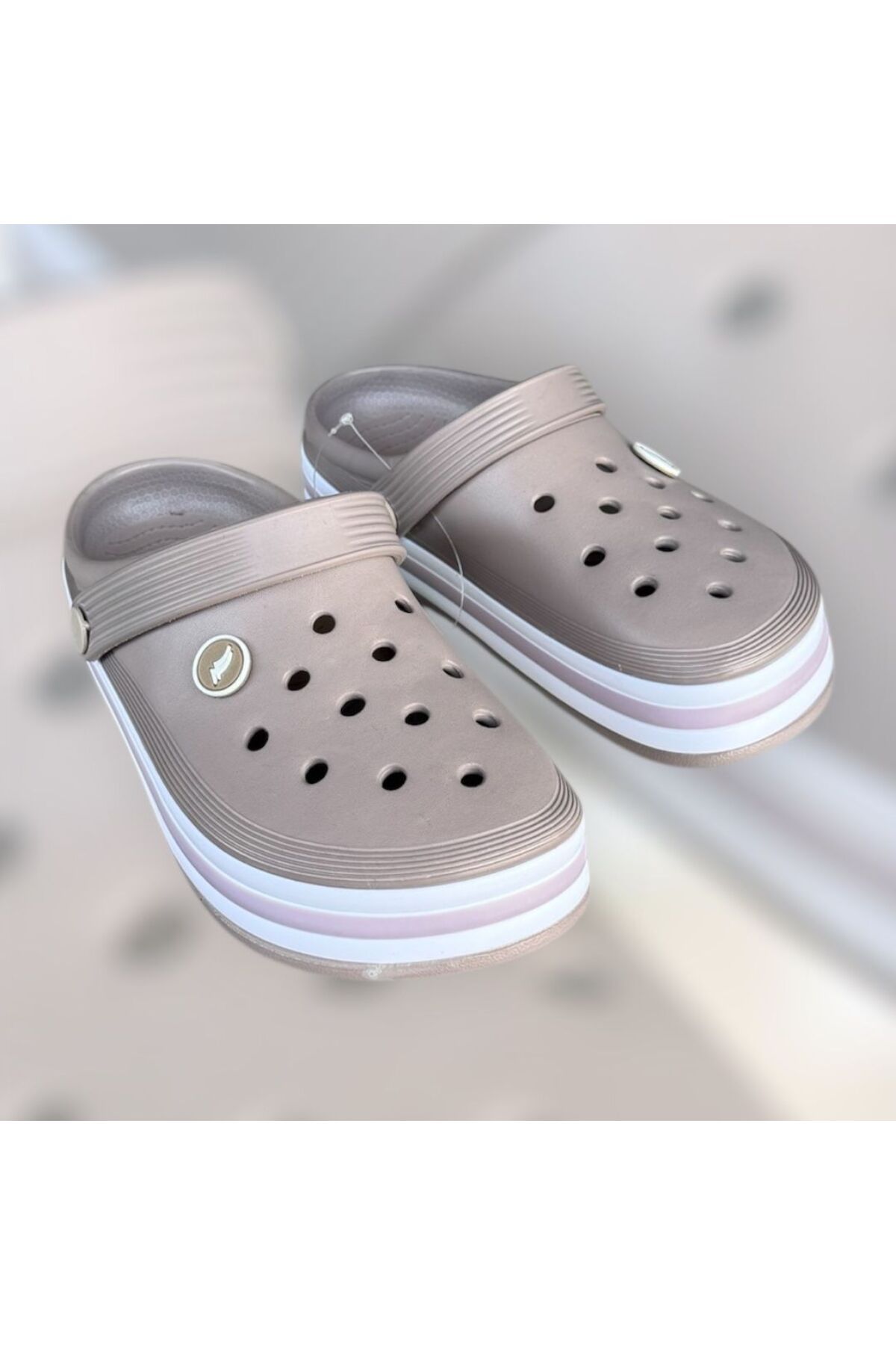 Sonimix unisex vizon yumuşak soft taban hafif önü kapalı terlik sandalet