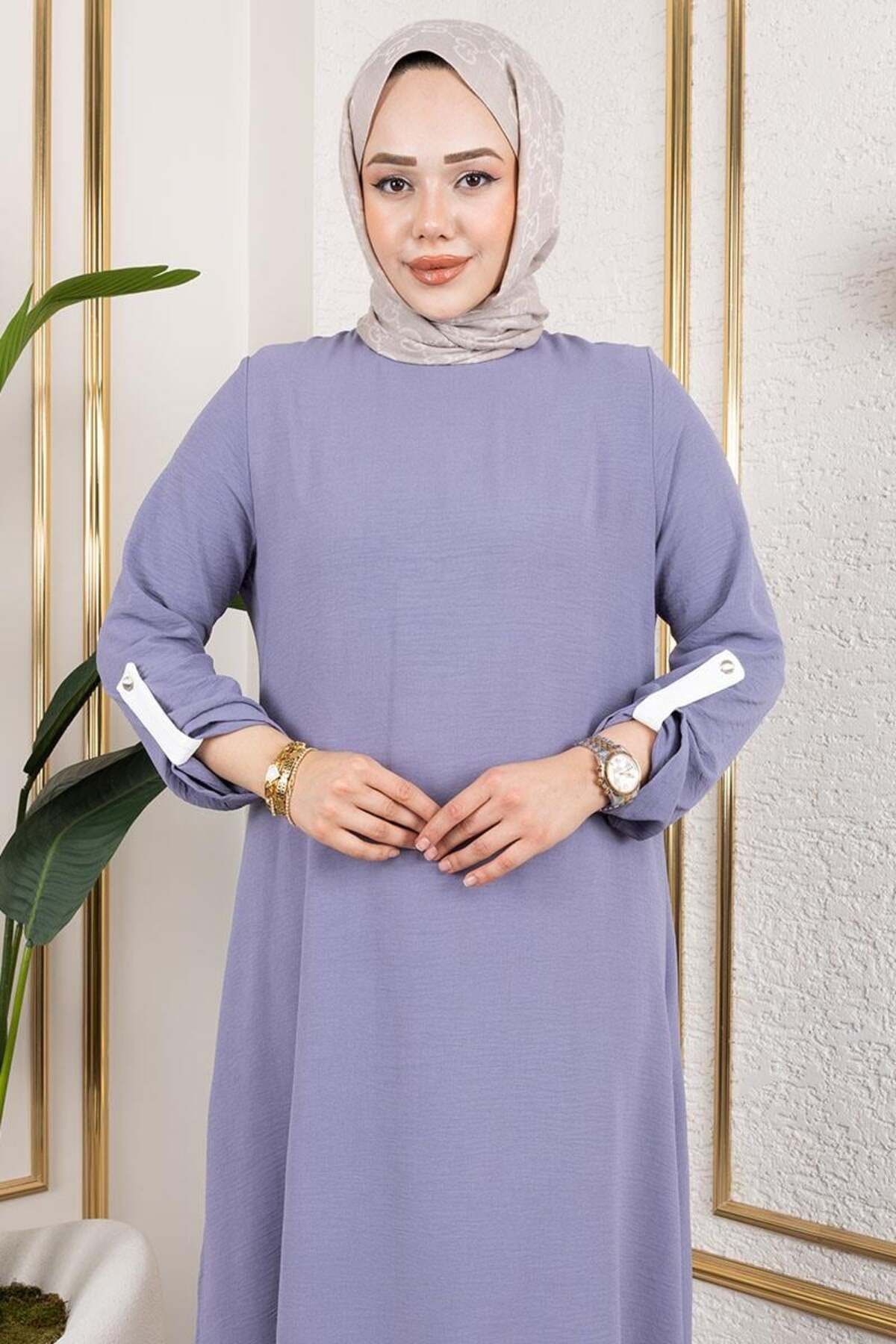 Mec Fashion Kolları Katlamalı Aerobin Takım