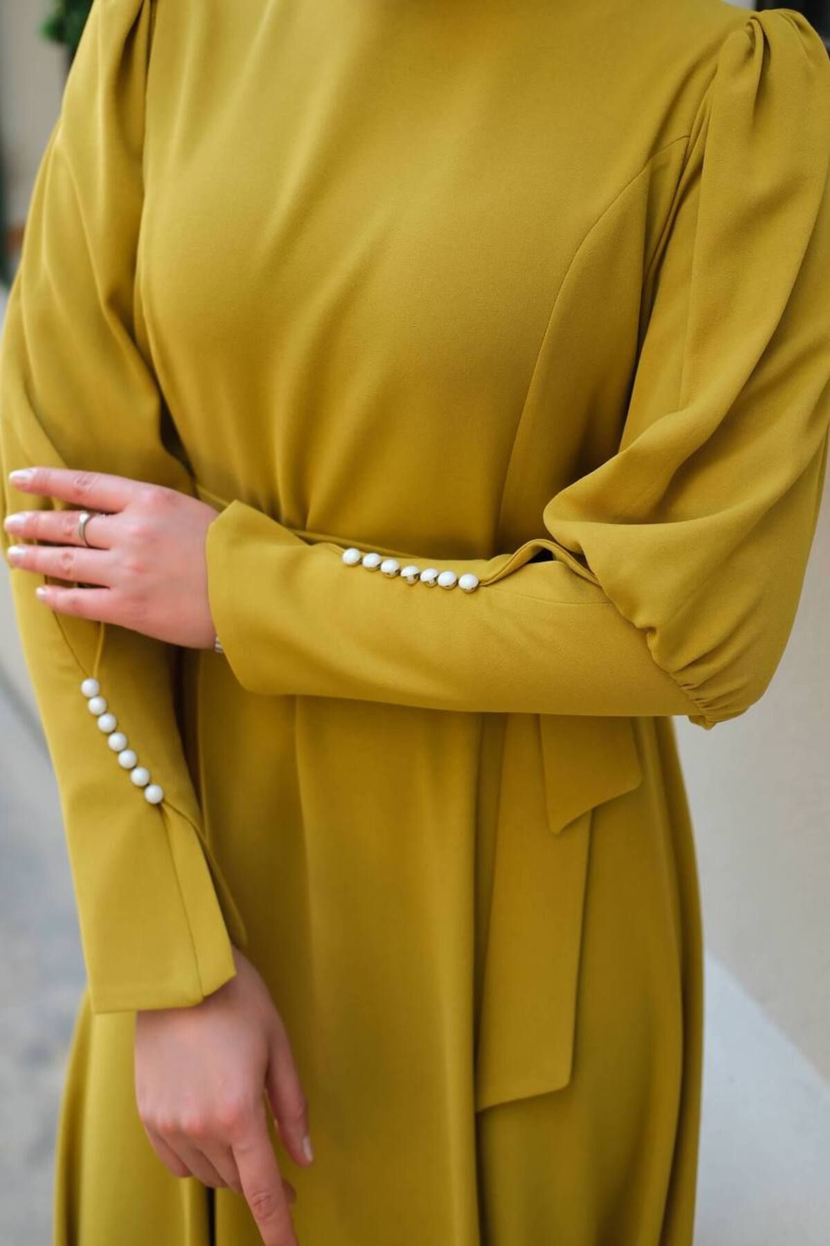 Butik Glimmer Cuff Attire Elbise