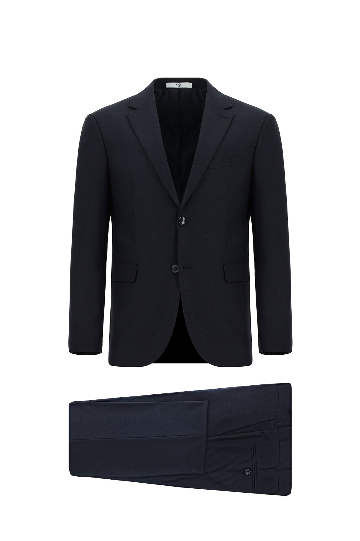 Kiğılı Slim Fit Dar Kesim Yünlü Klasik Takım Elbise