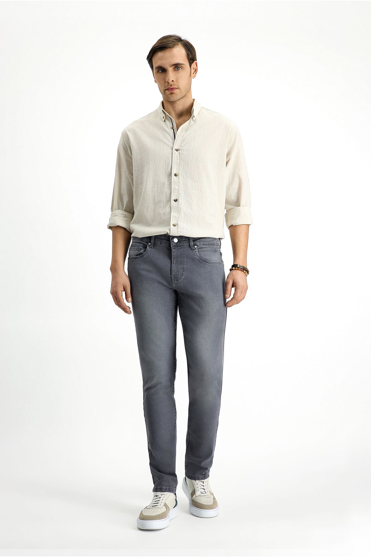 Kiğılı Slim Fit Dar Kesim Likralı Denim Pantolon