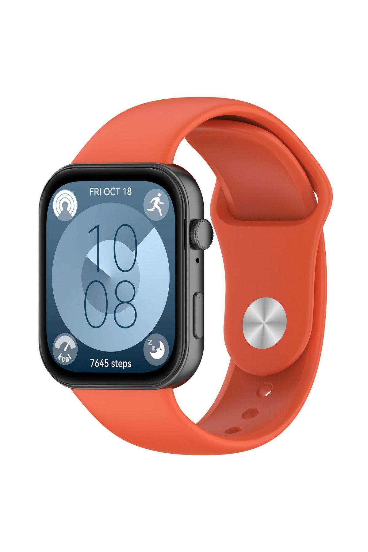 redmud teknoloji Huawei Watch Fit 3 İle Uyumlu Soft Spor Klasik Terletmeyen Silikon Kayış Kordon