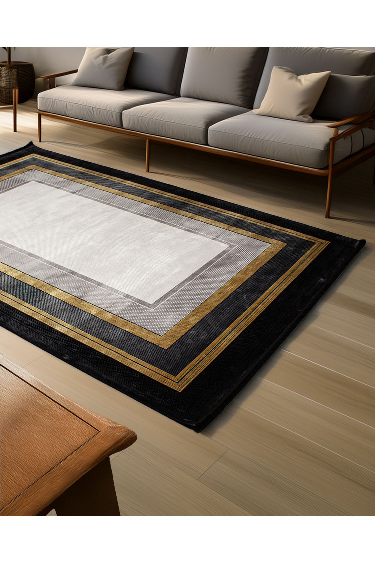 akbel halı & yatak exclusive home design DİLEK SERRA 0725B HARDAL SALON HALISI
