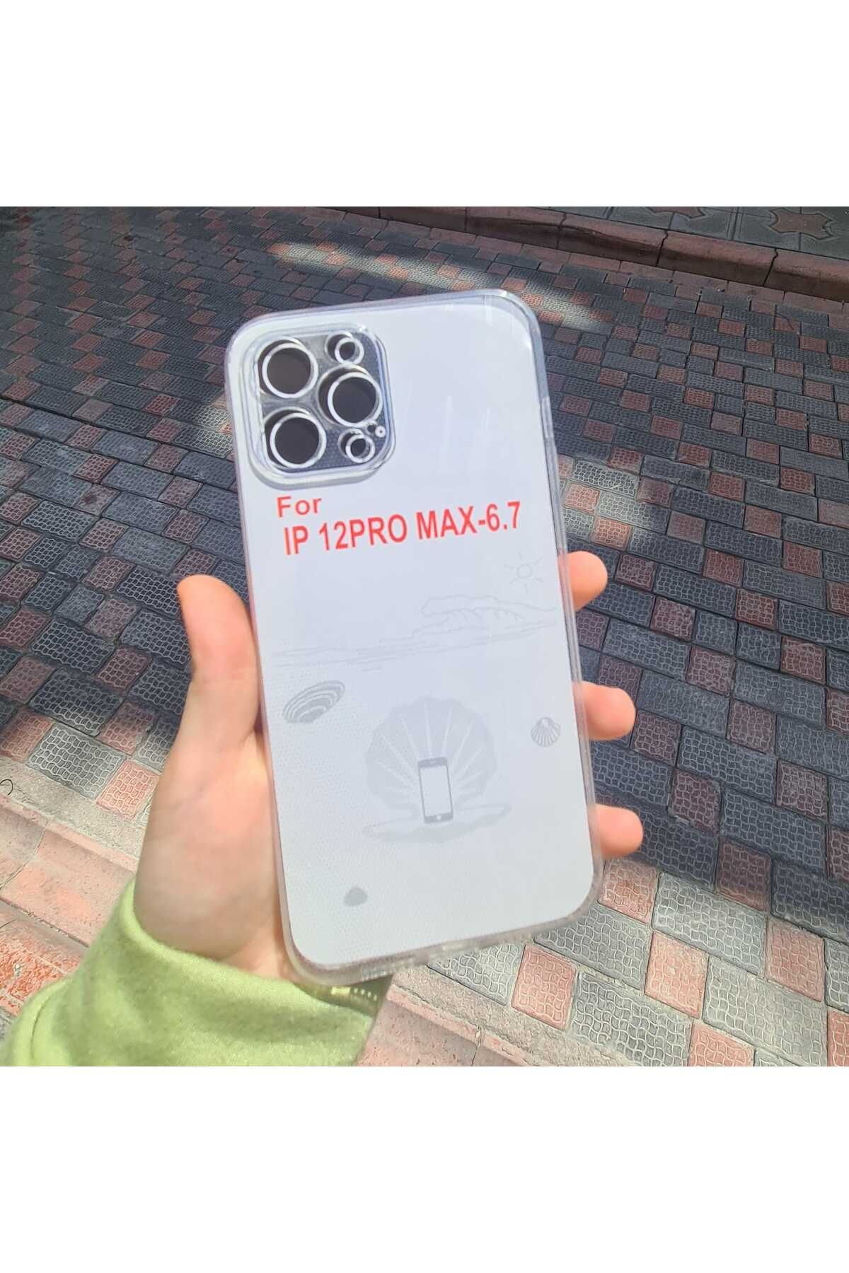 CEP-HANE Apple İphone 12 Pro Max Şeffaf Telefon Kılıfı