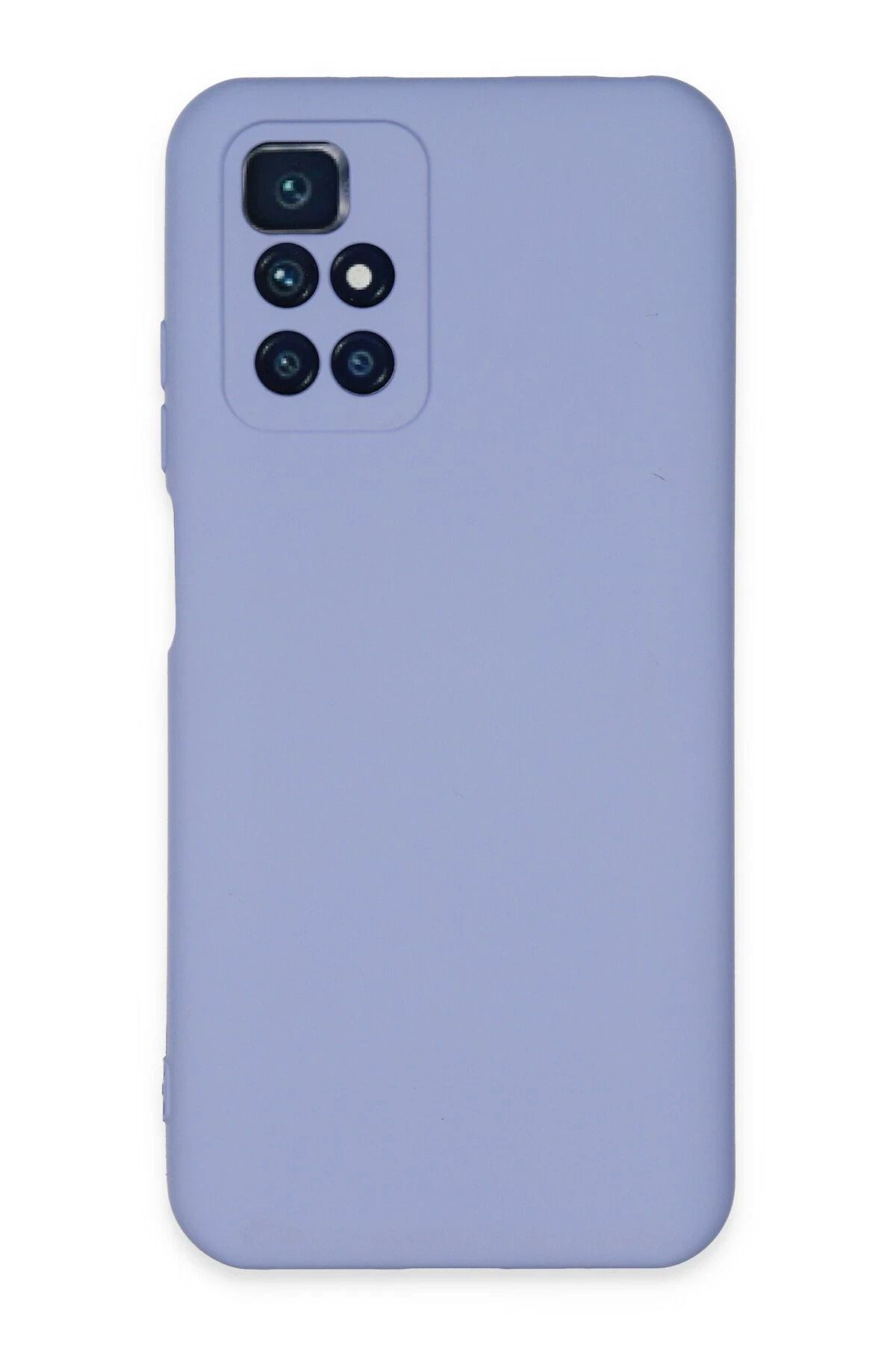 NewFace Xiaomi Redmi 10 2022 Kılıf Nano içi Kadife Silikon - Lila LZWDR