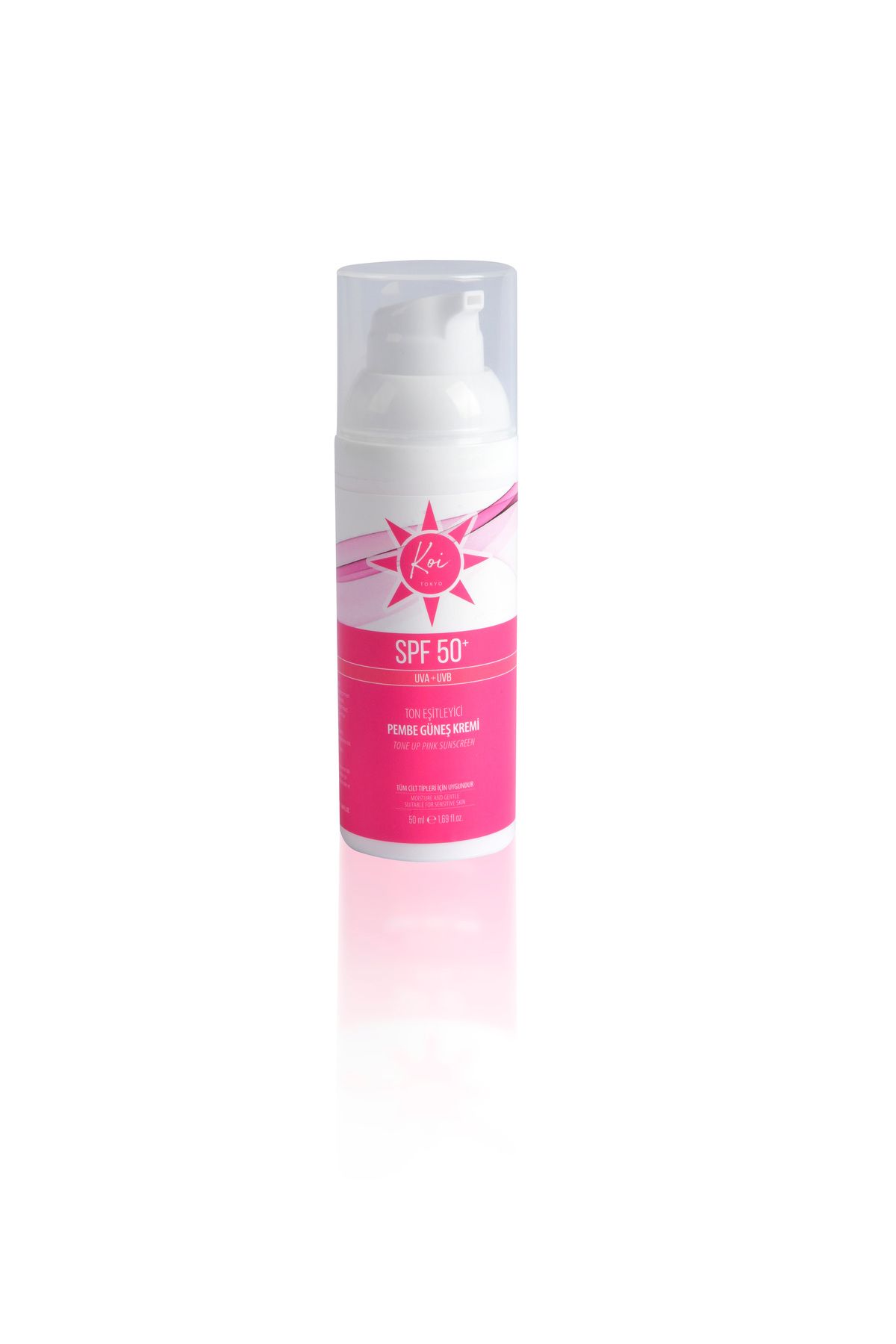 koitokyo Ton Eşitleyici Pembe Güneş Koruyucu Krem SPF50+