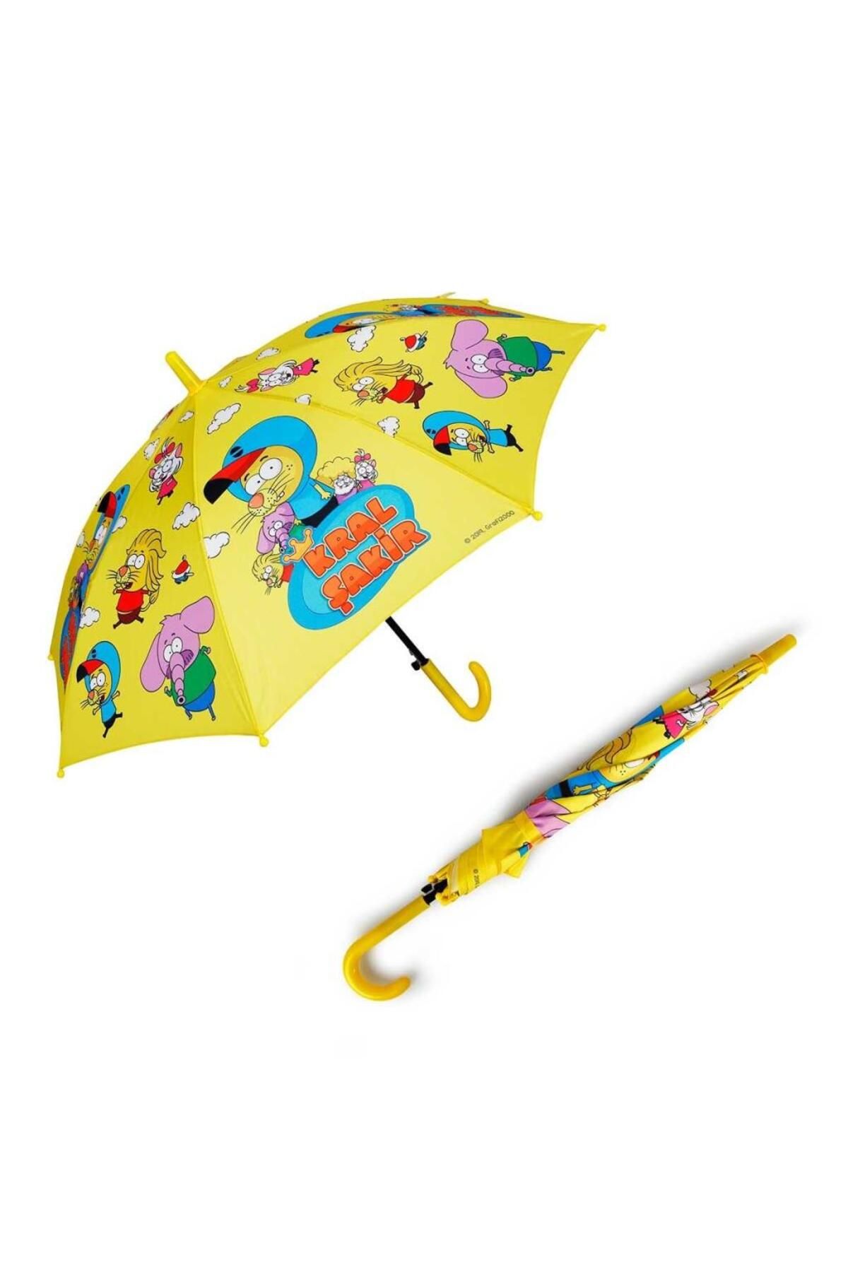 çankaya giyim uğur çankaya Nessiworld 2448 Kral Şakir Çocuk Şemsiye 45 cm -Sunman