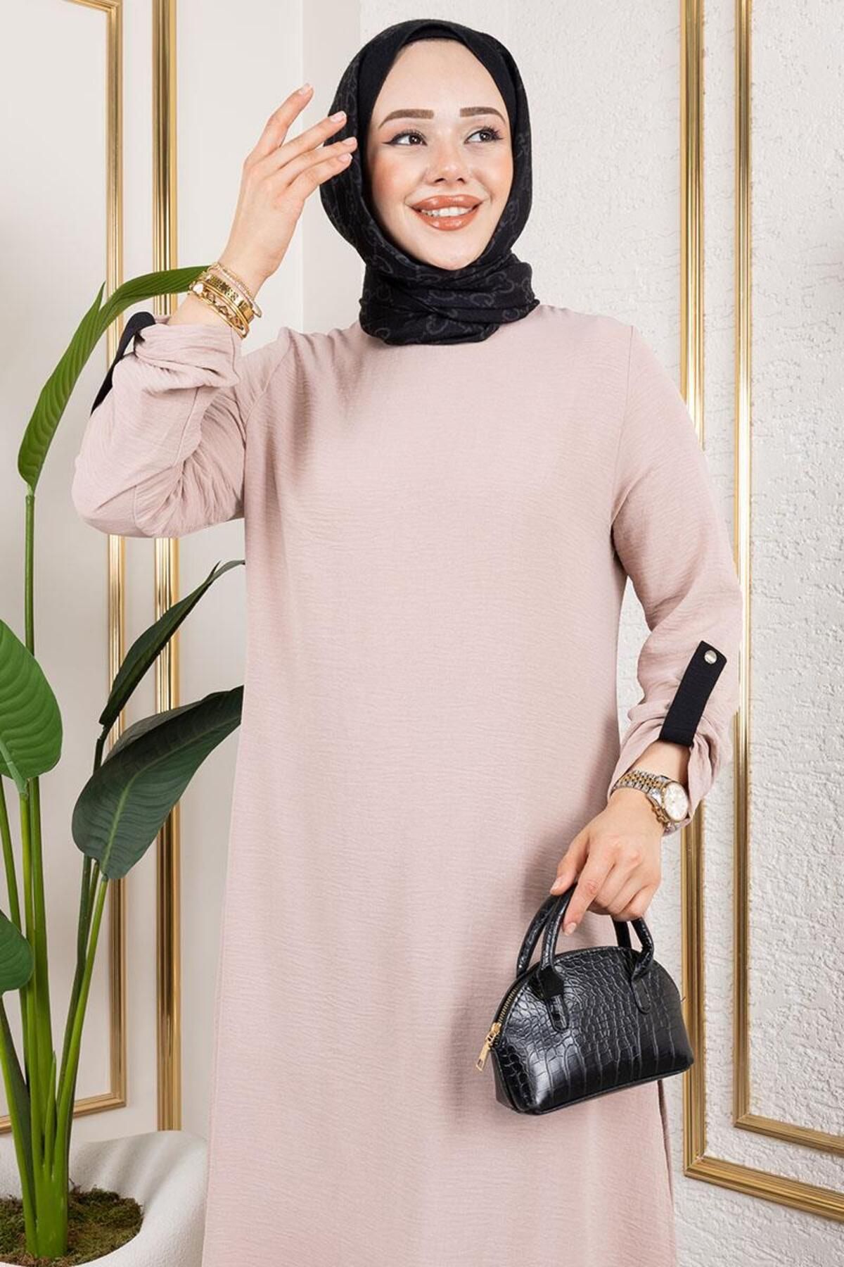 Mec Fashion Kolları Katlamalı Aerobin Takım