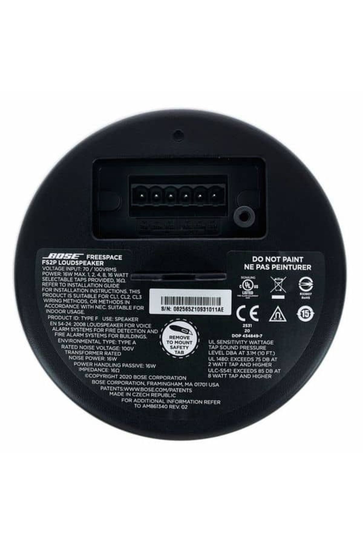 Bose-System with black Bose FreeSpace FS2P Hanging Speakers and Arylic A30+ Wi-Fi amplifier 7