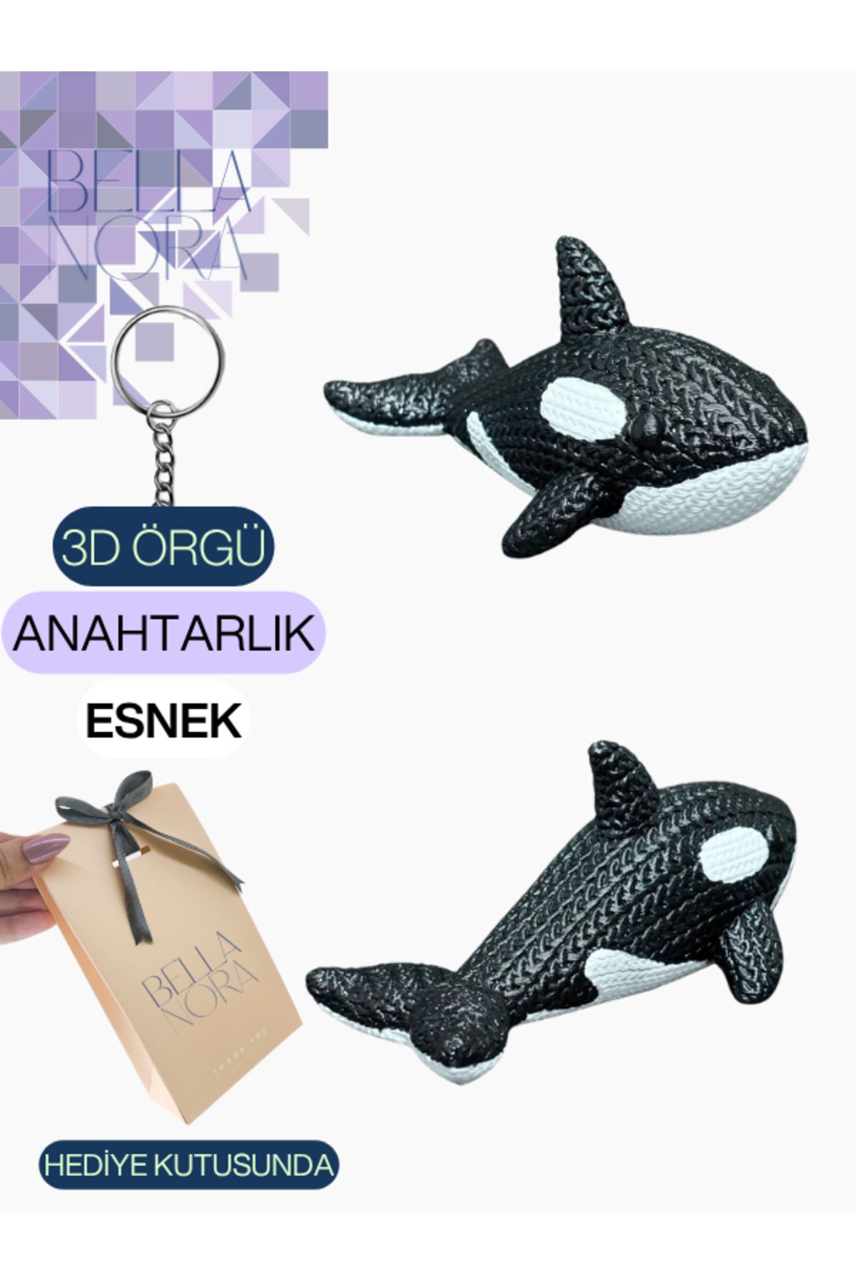 Bellanora Örgü Anahtarlık En Sevilen Animasyon Çizgi Film Hayvan Kahramanları Amigurumi Özel Hediye Kutusunda