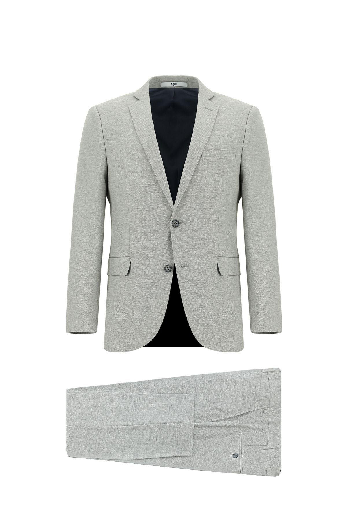 Kiğılı Super Slim Fit Ekstra Dar Kesim Klasik Desenli Takım Elbise