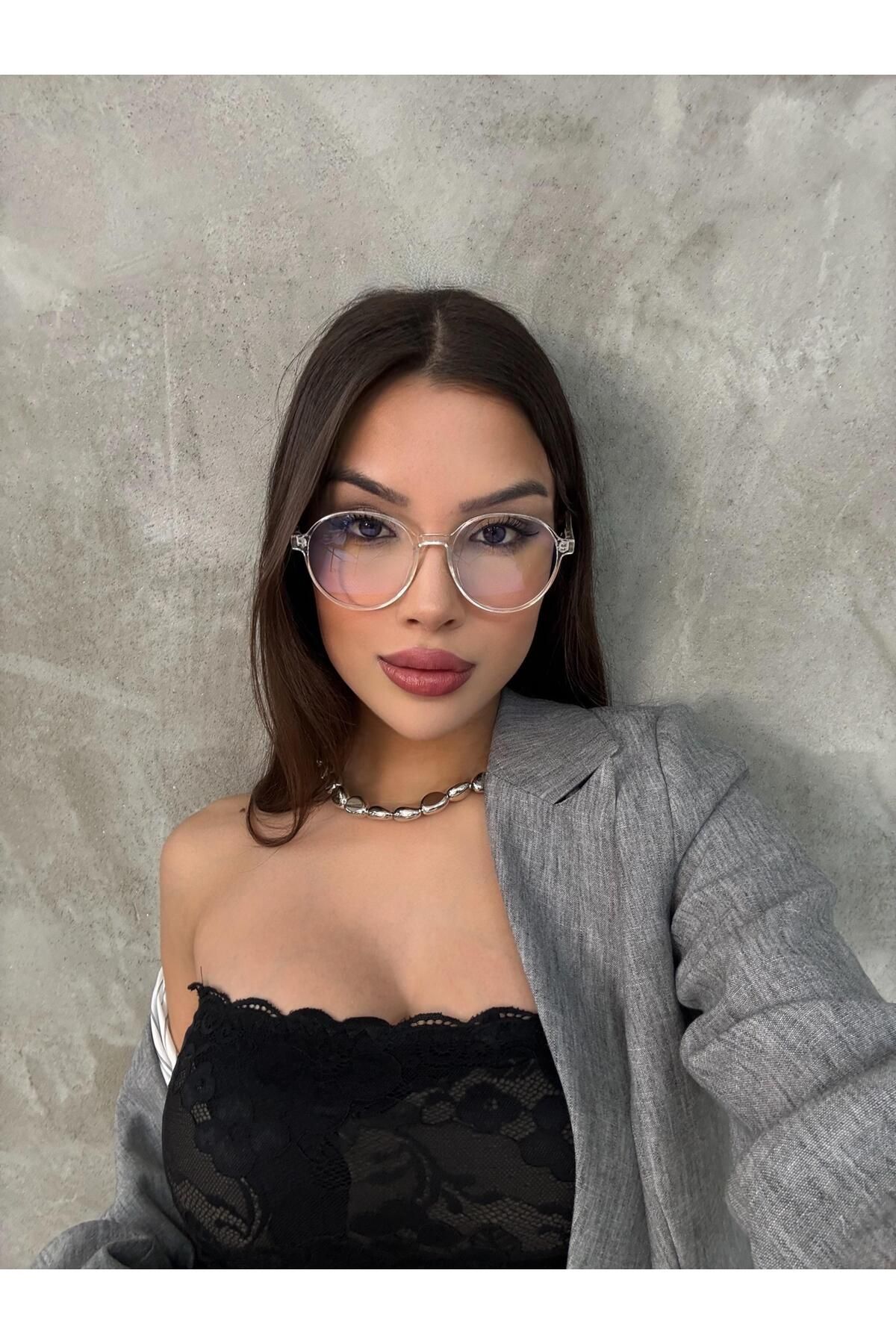 FALAN EYEWEAR Nocio Kadın Blue Block Gözlük Şeffaf