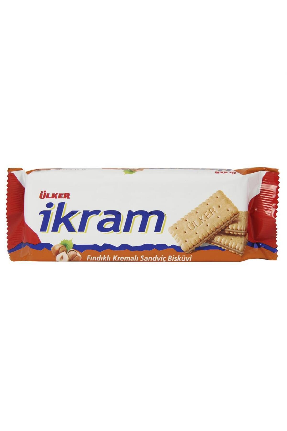 Ülker İkram Bisküvi Fındık Kremalı 84 g x 24 Adet