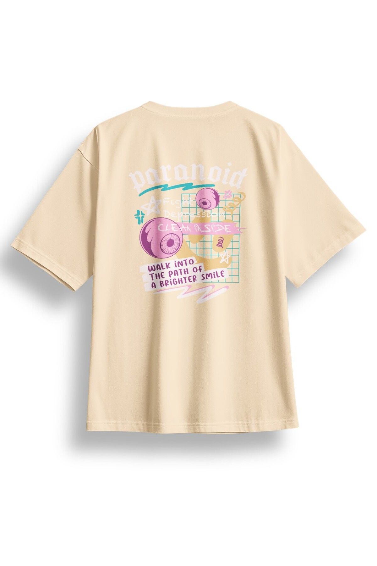 LUMARTA Oversize Paranoid Baskılı Tshirt