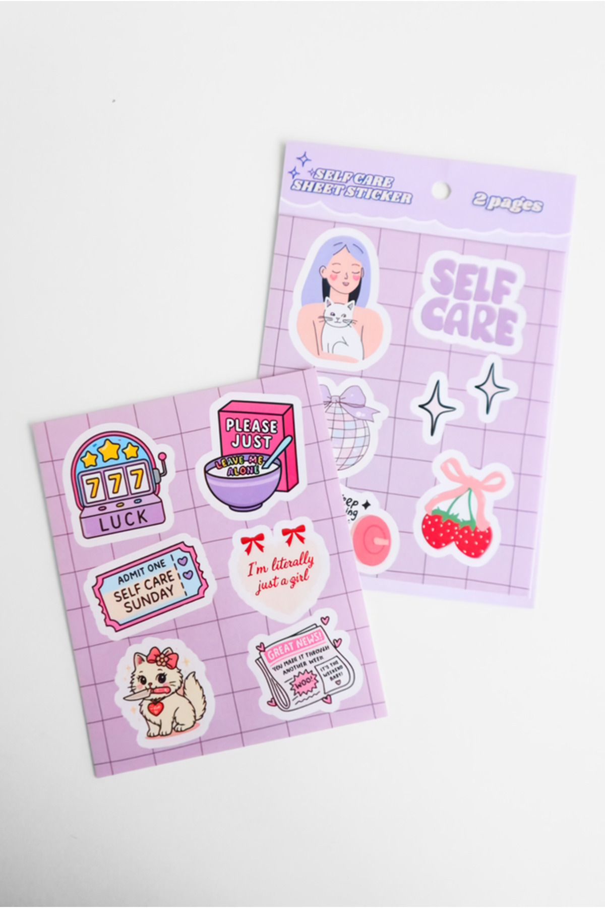 EFBUTİK Self Care Sheet 2'li Sticker Set