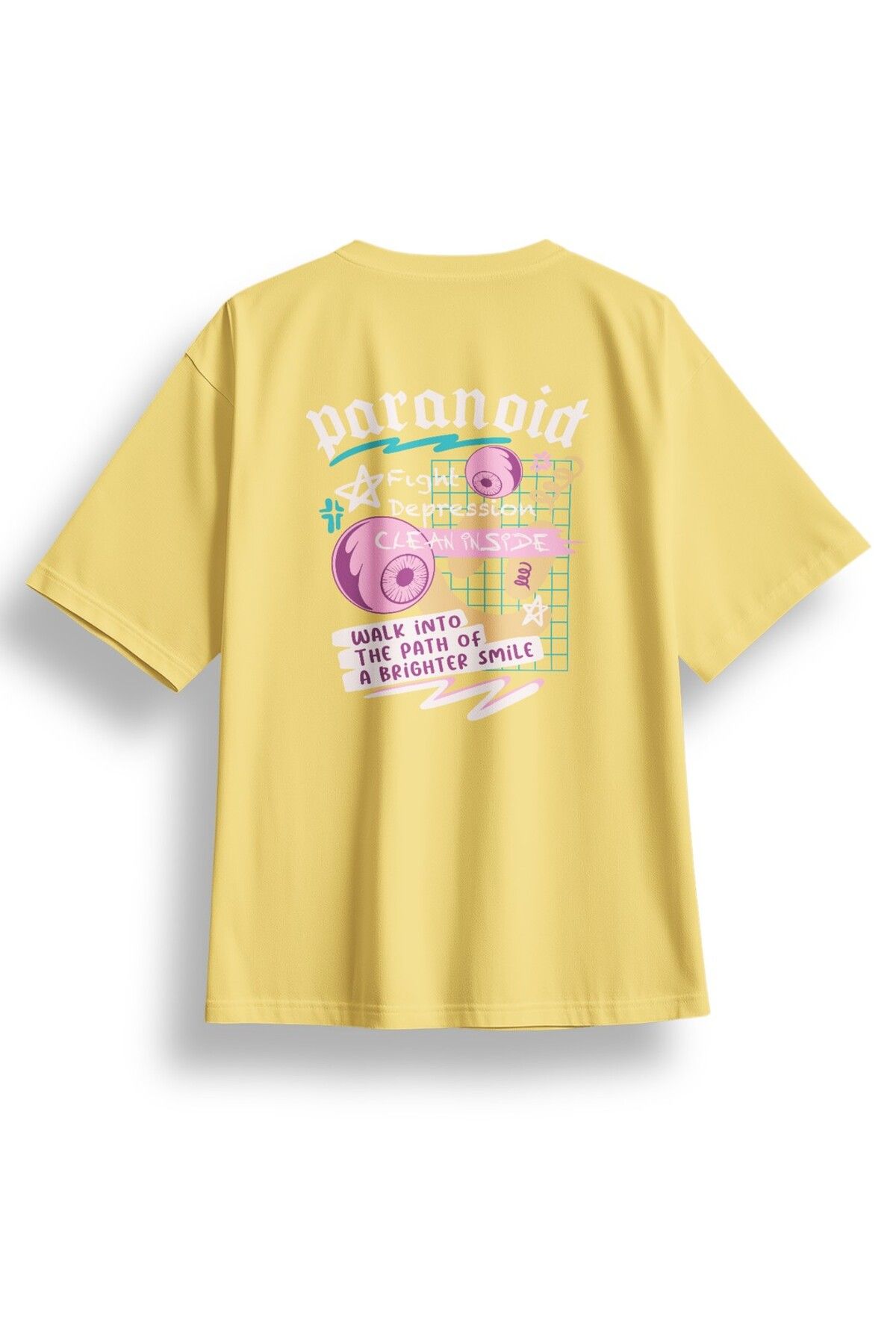 LUMARTA Oversize Paranoid Baskılı Tshirt