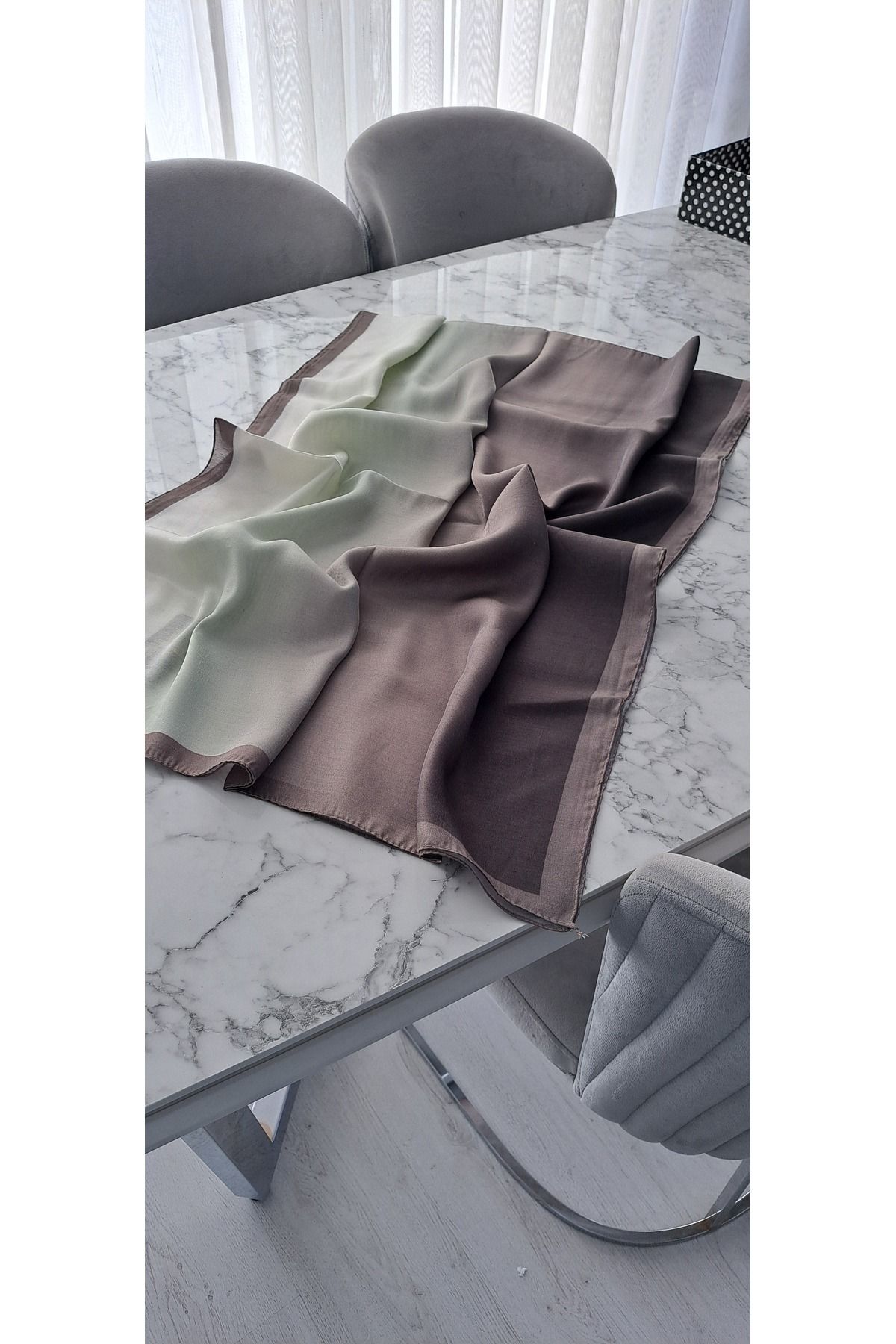 COLLECTİON Vizon yeşili şal