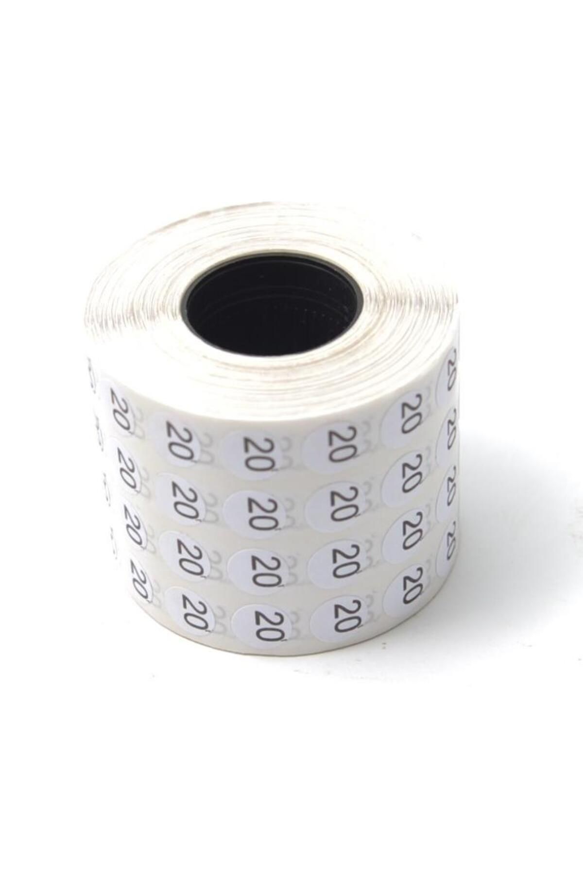 FDM-Numbered Sticker Number 22 (1 Roll 3500 Pcs) 5