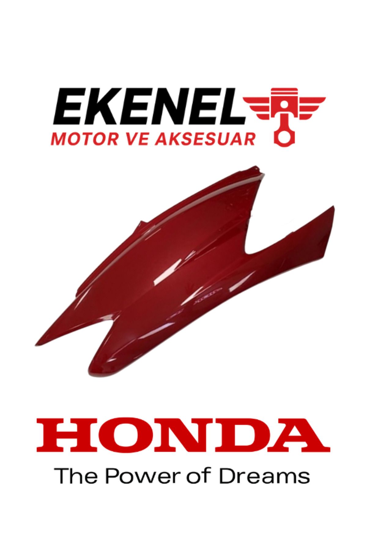 Honda Beat Sele Altı Sağ Kapak Kırmızı | Orijinal Yedek Parça