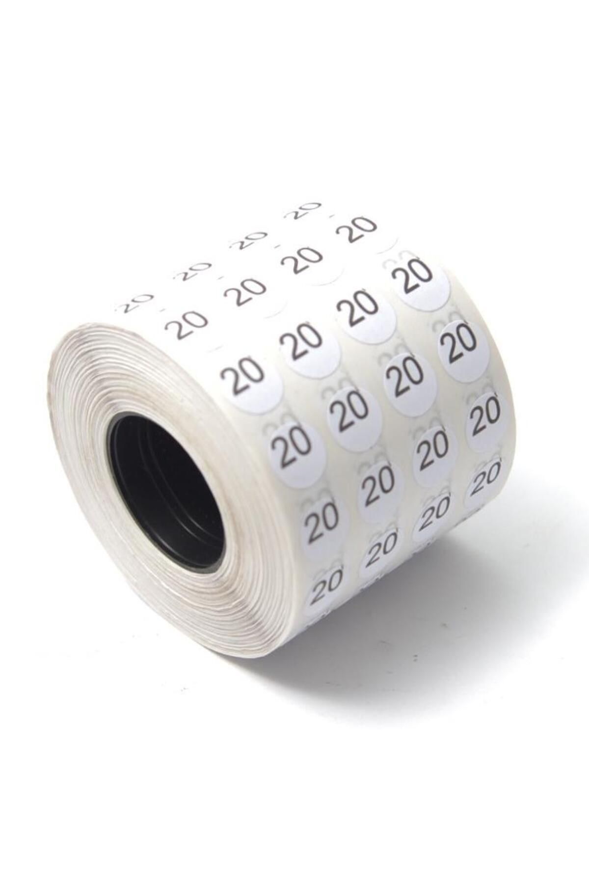 FDM-Numbered Sticker Number 27 (1 Roll 3500 Pcs) 4