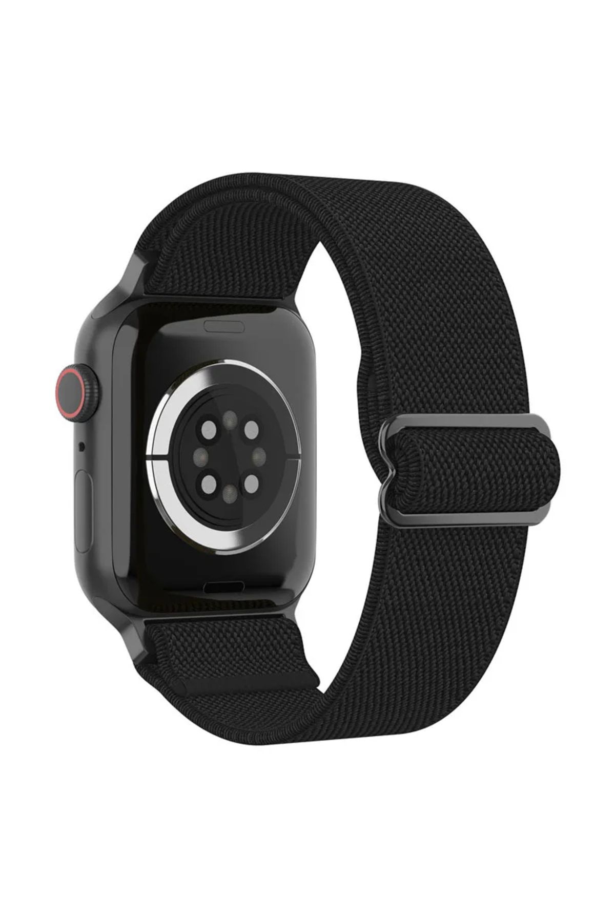 MMPSHOP Apple Watch Uyumlu Seri: 3/4/5/6/7/8/9/se 42-44-45-49mm Ve Seri10 (46MM) Uyumlu Kumaş Esnek Kordon