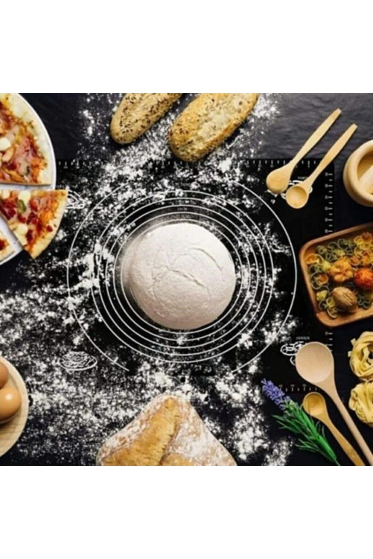 Skygo-BUFFER® Silicone Multi-Purpose Wide Dough Mat Dough Rolling Mat 40*50 cm 3