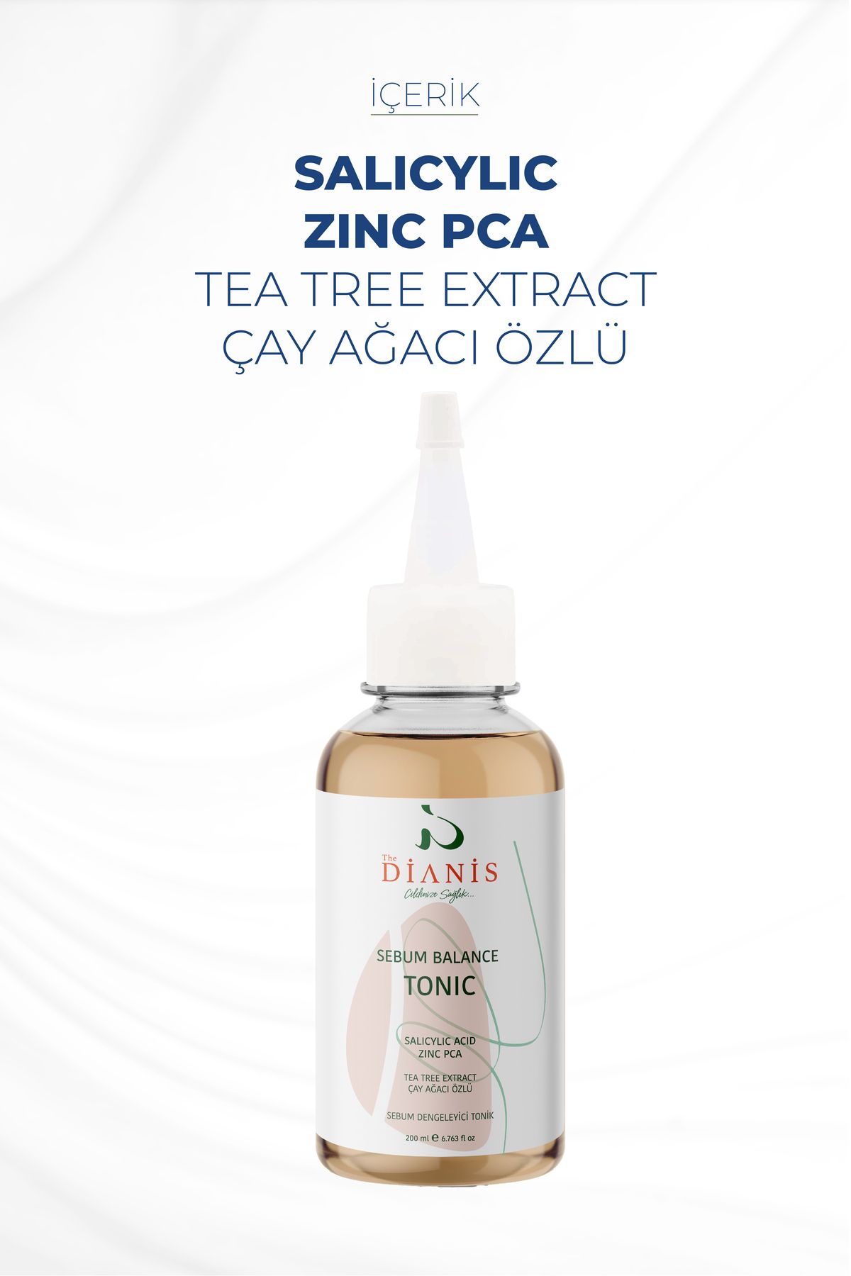 تونر تونیک نقطه محکم کردن ویژگی تعادل سبوم SEBUM TONIC 200 میل The Dianis