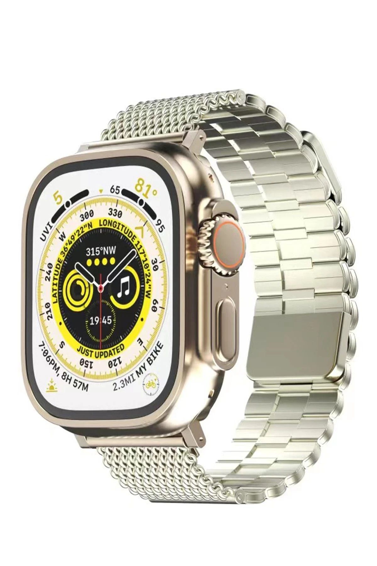 NewFace Apple Watch 38mm Ascend Metal Kordon - Yıldız Işığı JOJUA