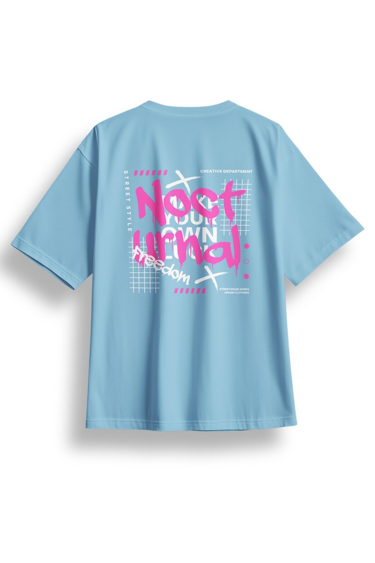LUMARTA Oversize Nocturnal Baskılı Tshirt