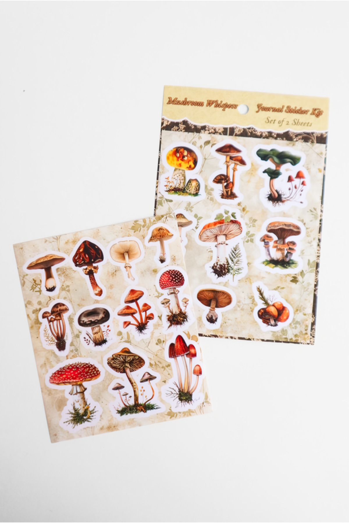 EFBUTİK Mushroom Whispers Sheet 2'li Sticker Set