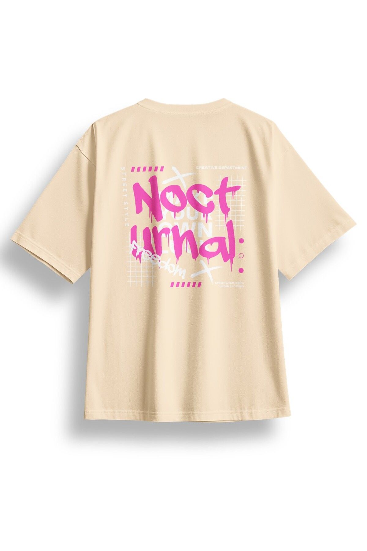 LUMARTA Oversize Nocturnal Baskılı Tshirt