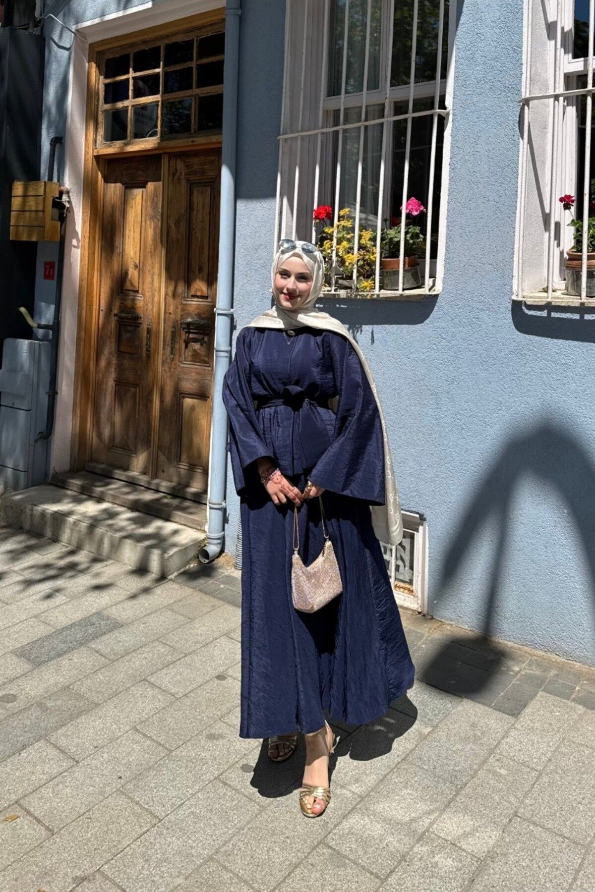 lurex moda Premium Etekli Takım