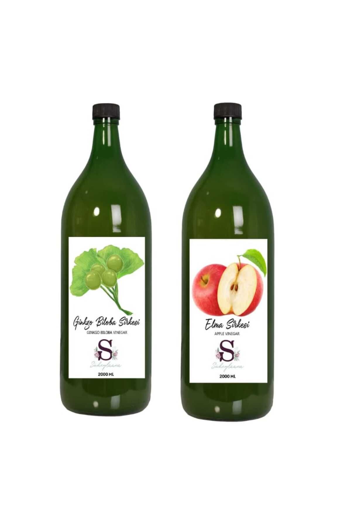 Süheylaana Doğal Ginkgo Biloba Sirkesi 2000 Ml - Doğal Elma Sirkesi 2000 Ml