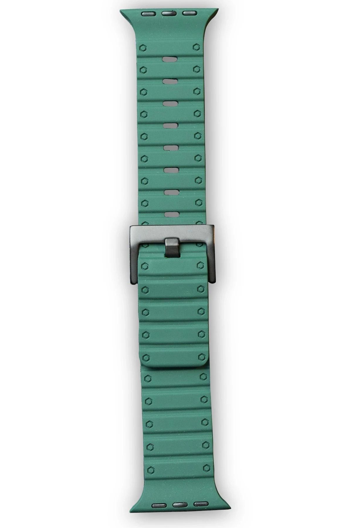 NewFace Apple Watch 42mm Magnus Mıknatıslı Silikon Kordon - Koyu Yeşil FERRG