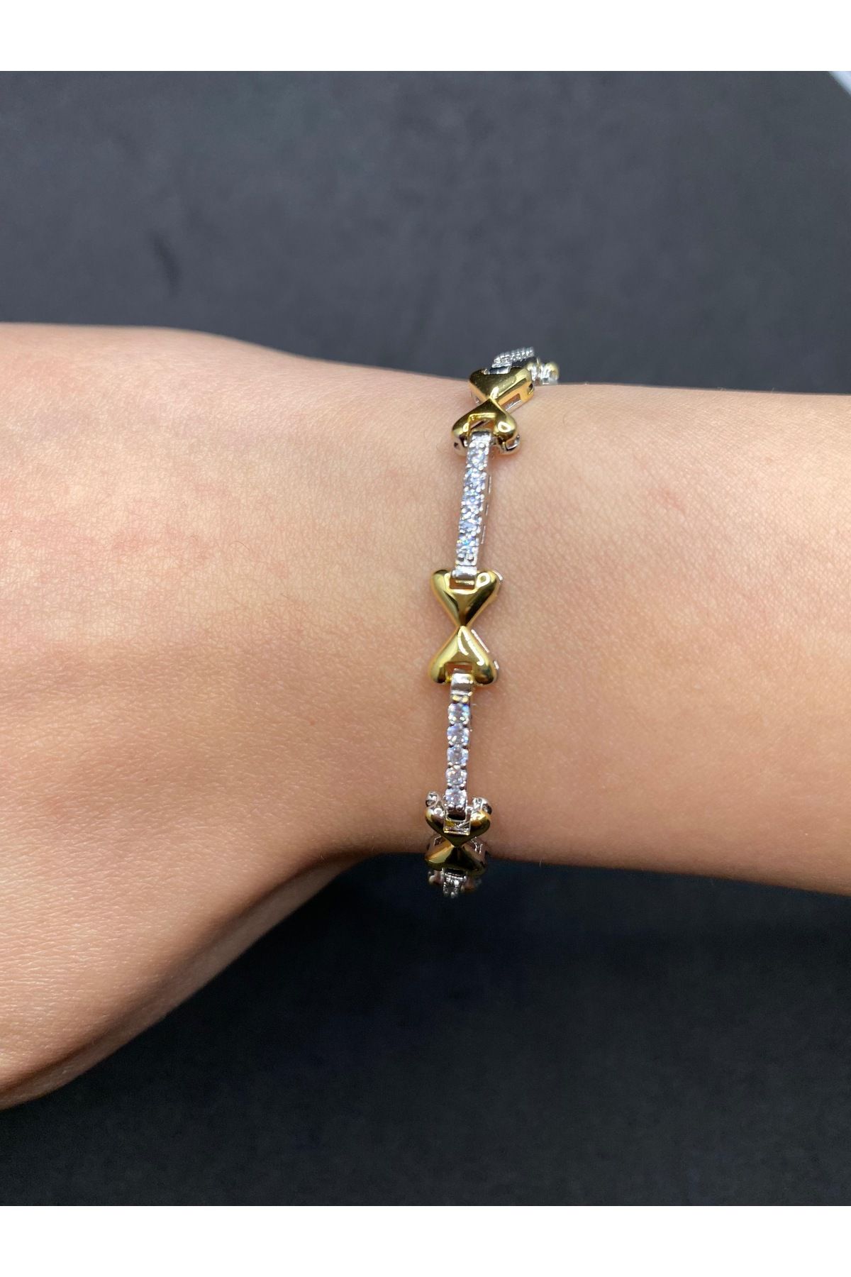 Jiji Jewelery A Kalite 1. Sınıf Döküm Su Yolu Çelik Bileklik 17 cm / çıkarılabilir 2 cm ek
