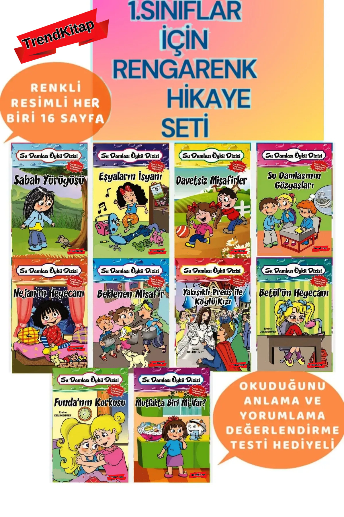Ata Yayıncılık 1.sınıf Öğrencilerinin Zevkle Okuyacağı Hikaye Seti Kitabı Okuma Kitabı 1 fotoğrafı 2 (önizleme)