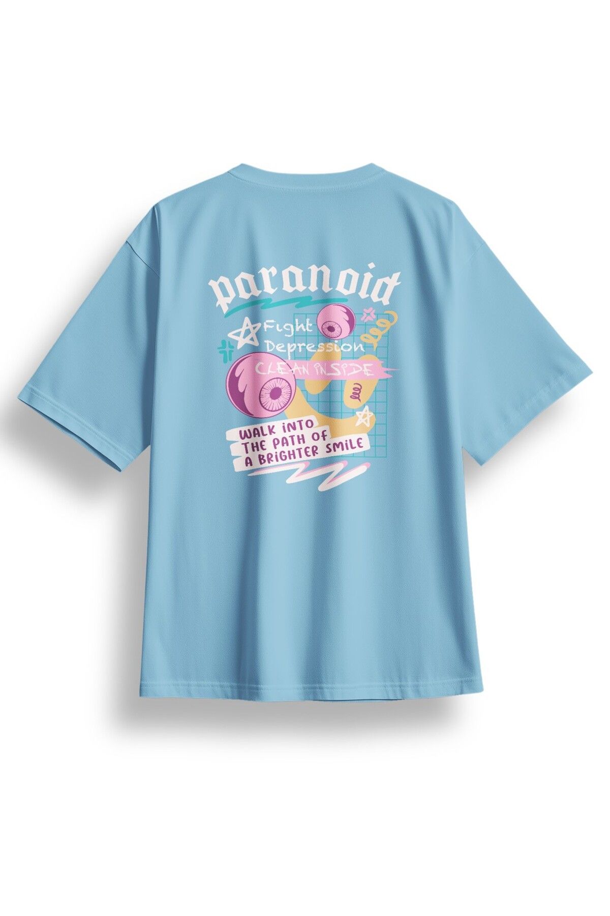 LUMARTA Oversize Paranoid Baskılı Tshirt