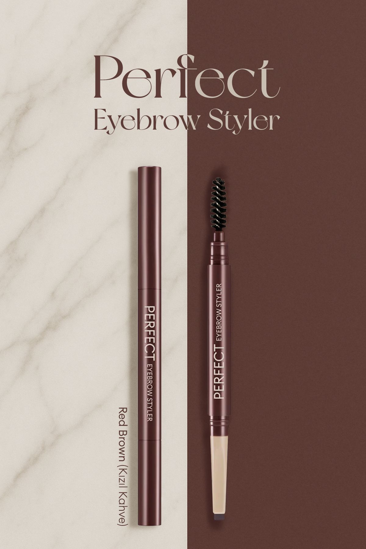Missha-Long Lasting, Lift Eyebrow Pencil Perfect Eyebrow Styler (Red Brown) 6