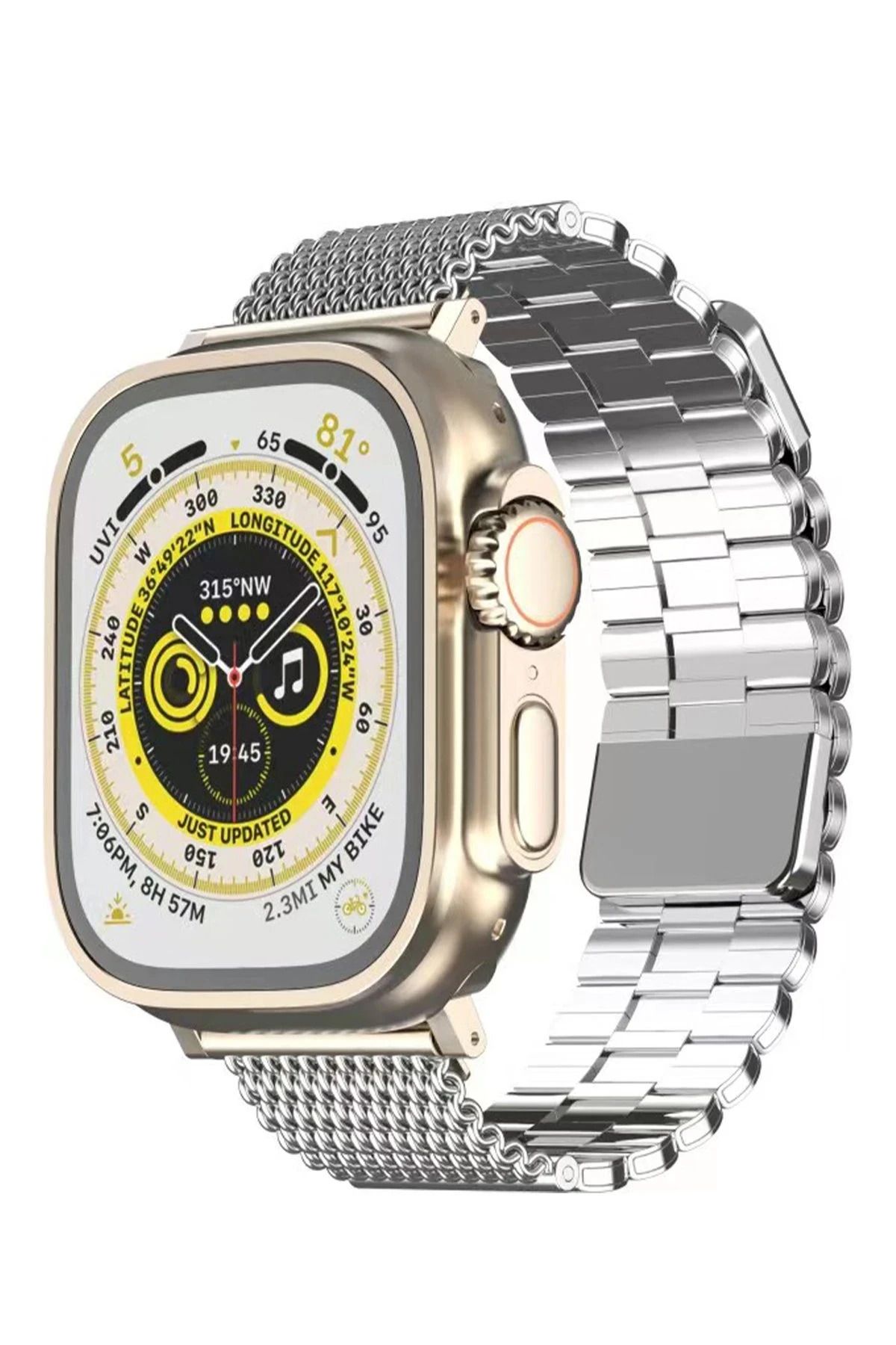 NewFace Apple Watch 38mm Ascend Metal Kordon - Gümüş JOJUA