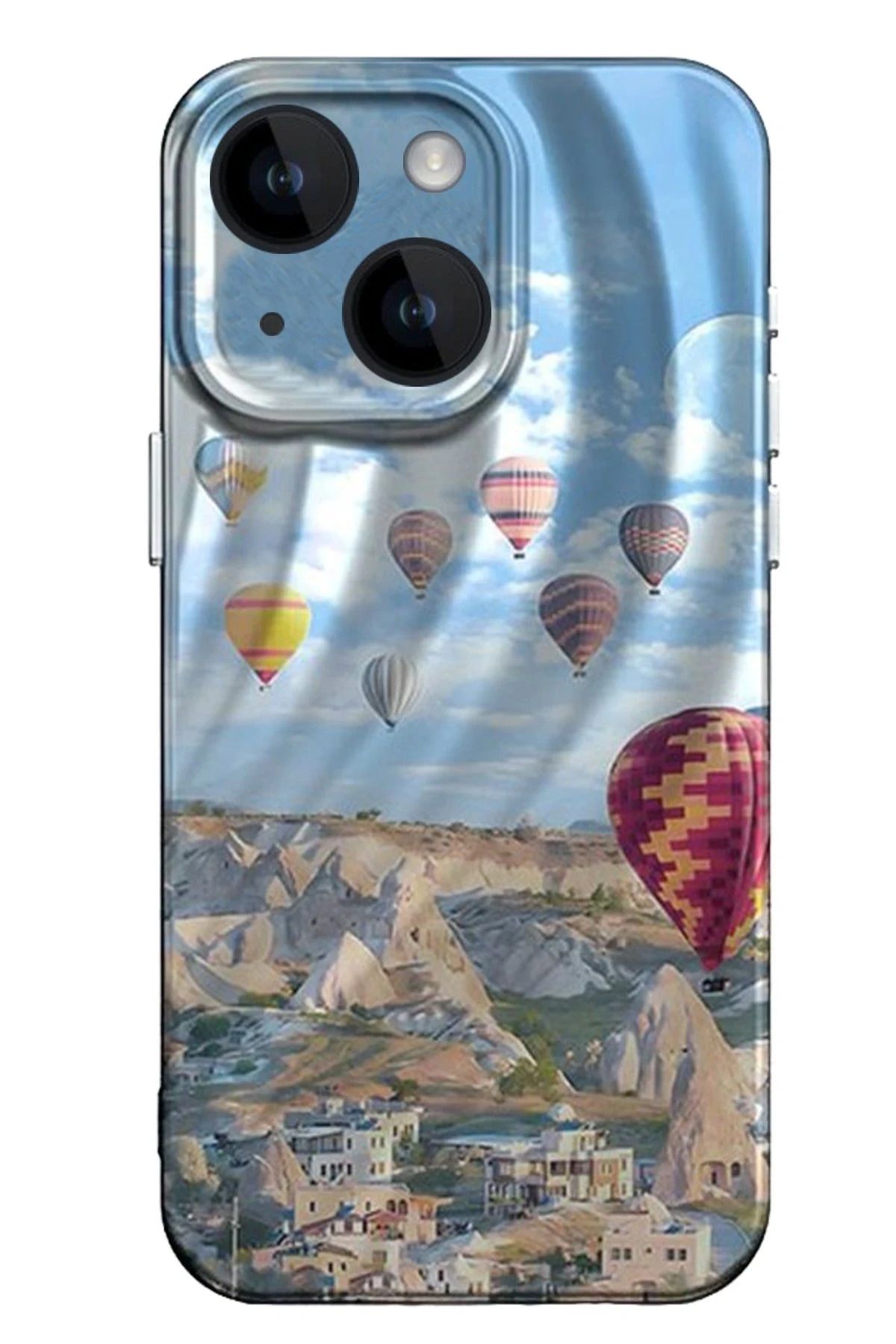 NewFace iPhone 15 Kılıf Crew Desenli Kapak - Kapadokya NRMSA