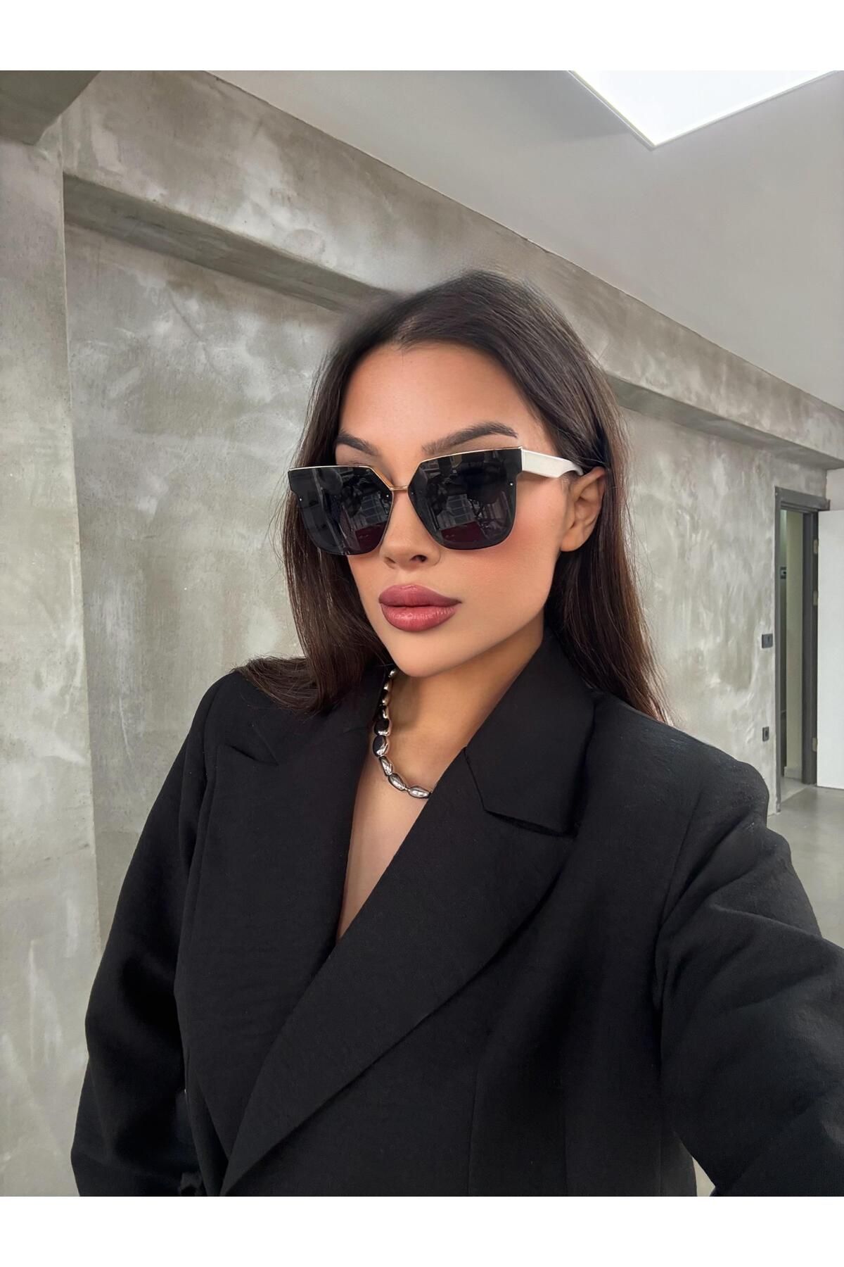 FALAN EYEWEAR Tone Small Kadın Güneş Gözlüğü Beyaz
