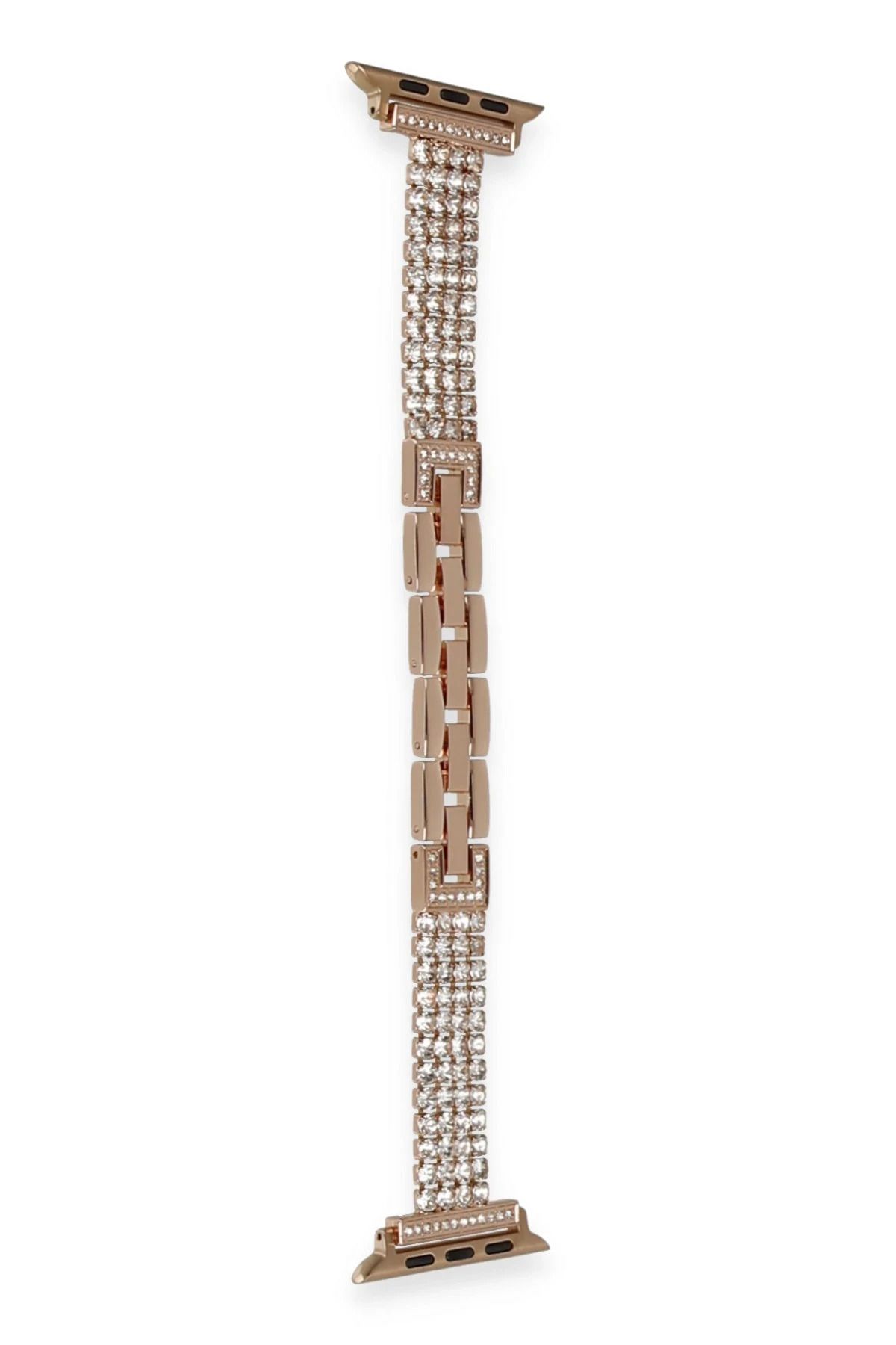 NewFace Apple Watch 42mm Live Taşlı Kordon - Rose Gold JOJUA